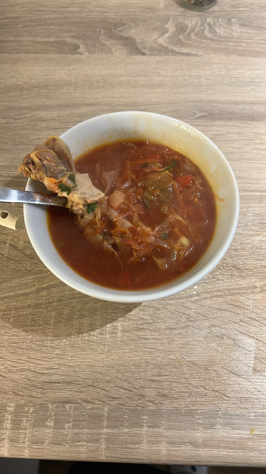 борщ с мясом