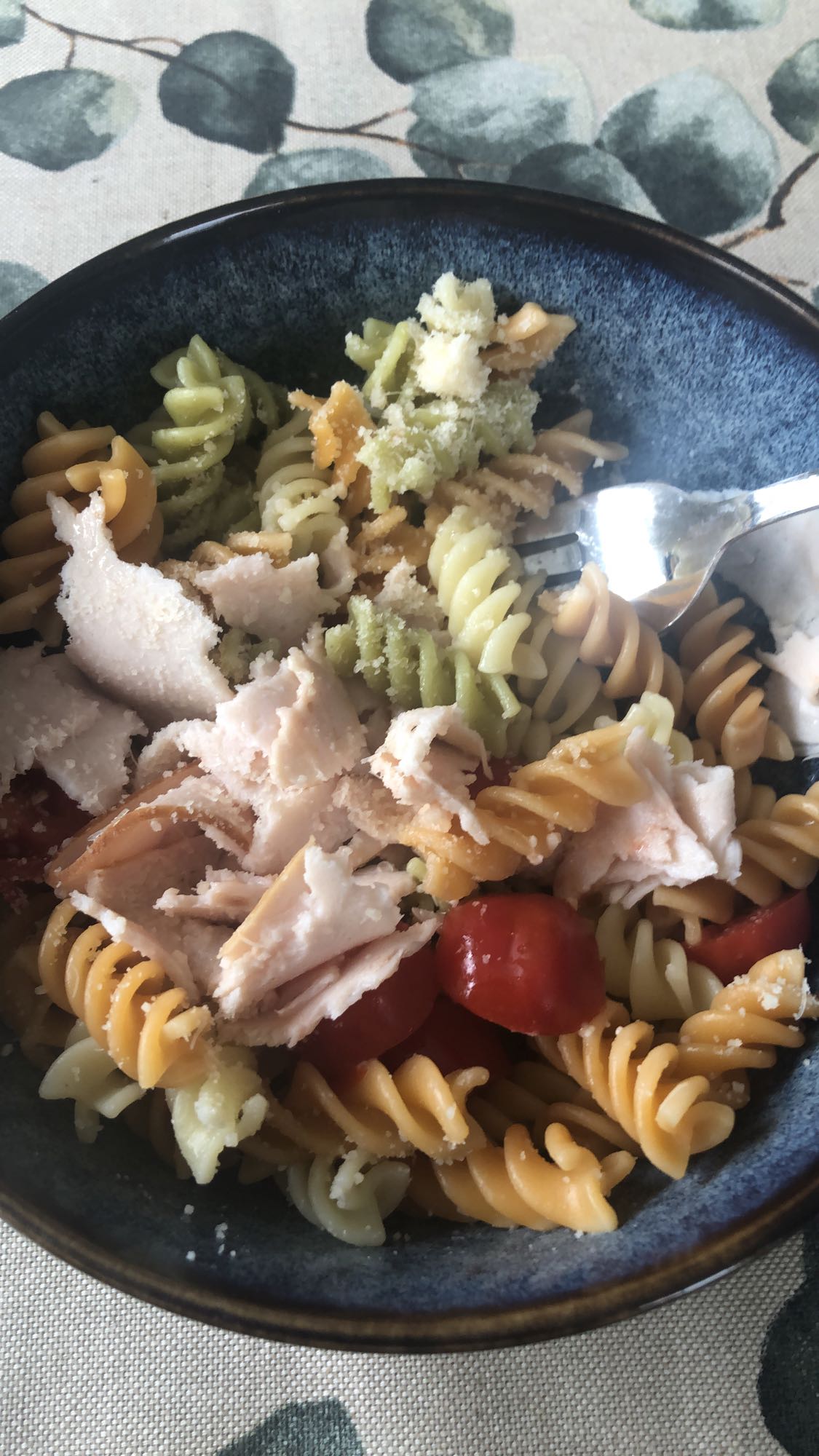 Salade de pâtes au poulet