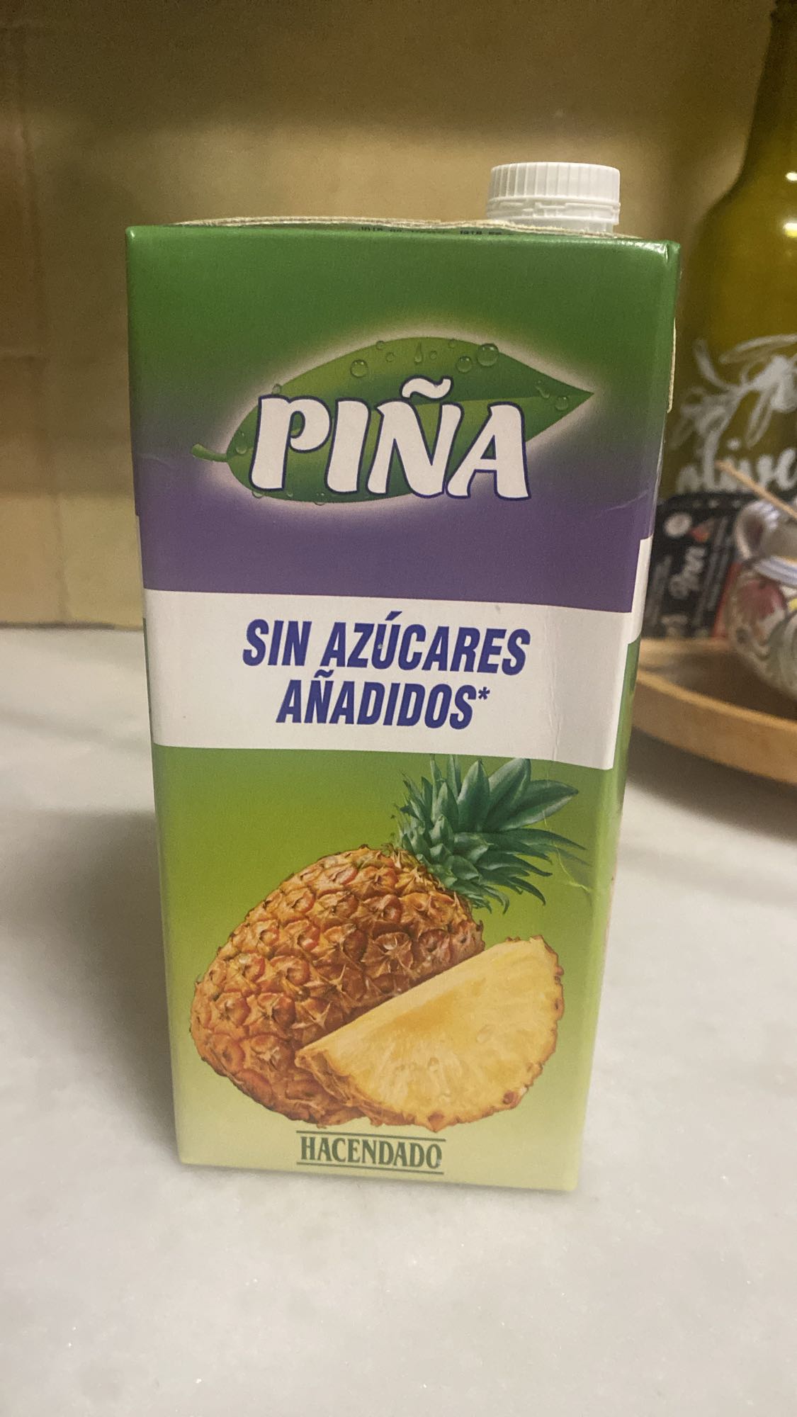 zumo de piña sin azúcar