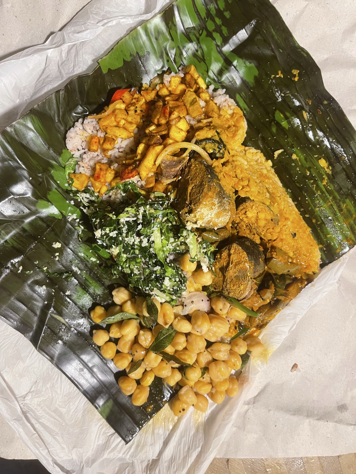 Banana Leaf Fish Meal