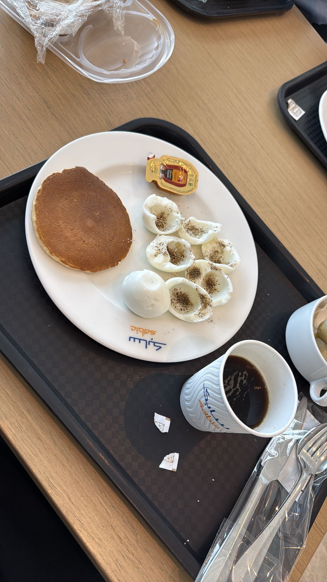 Eggs Pancake Breakfast