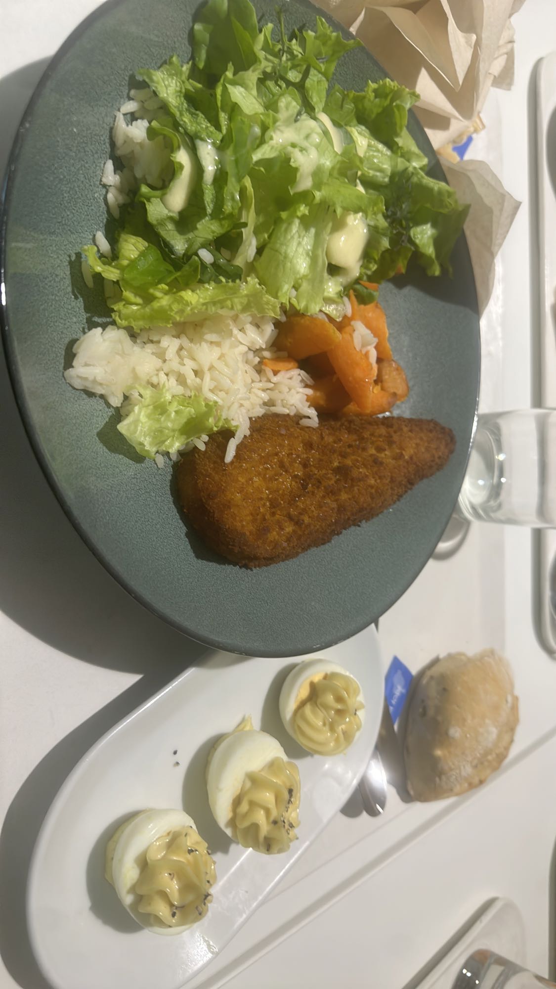 Assiette cantine variée