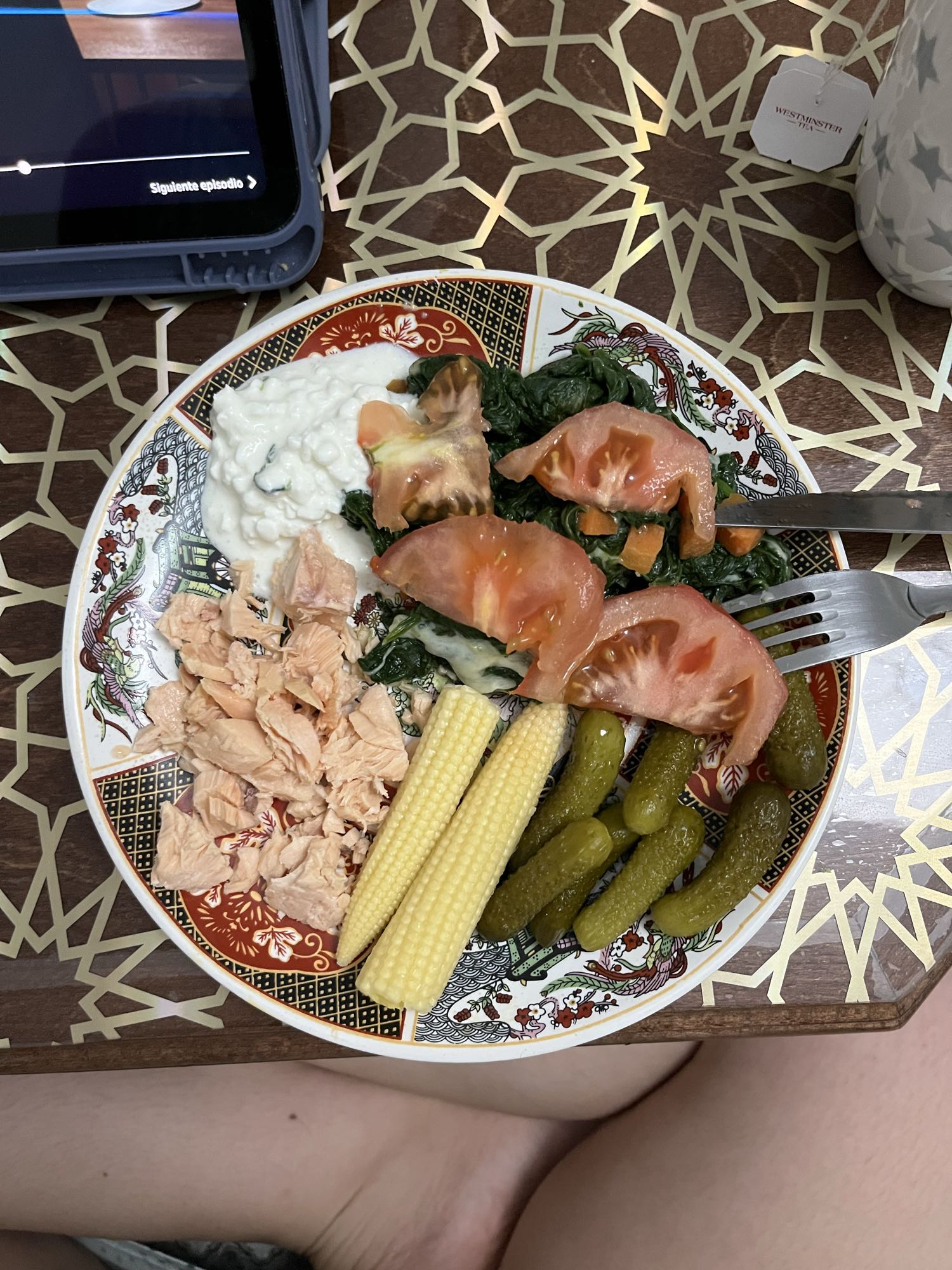 Plato saludable mixto