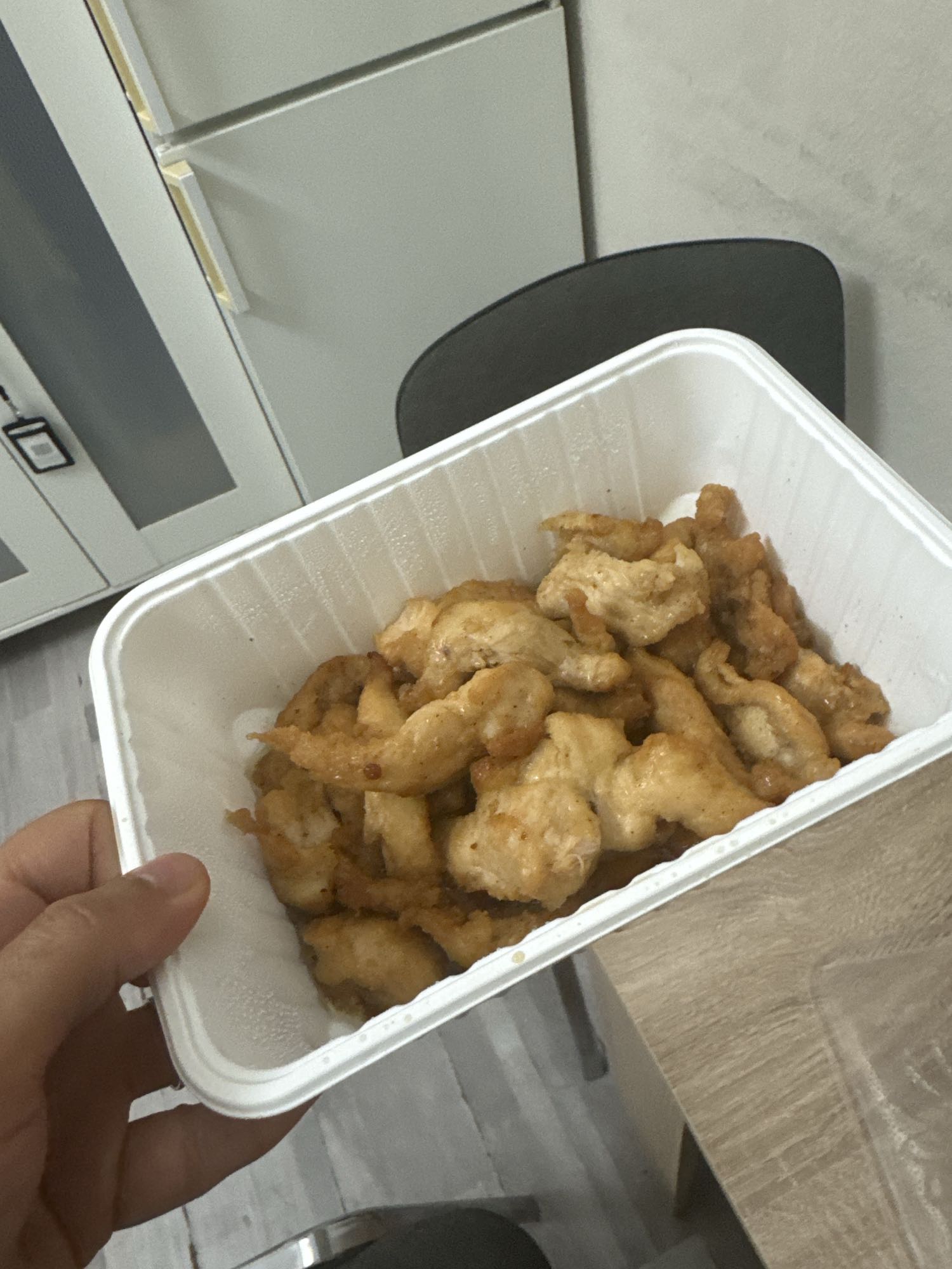 Gebratene Hähnchenstreifen