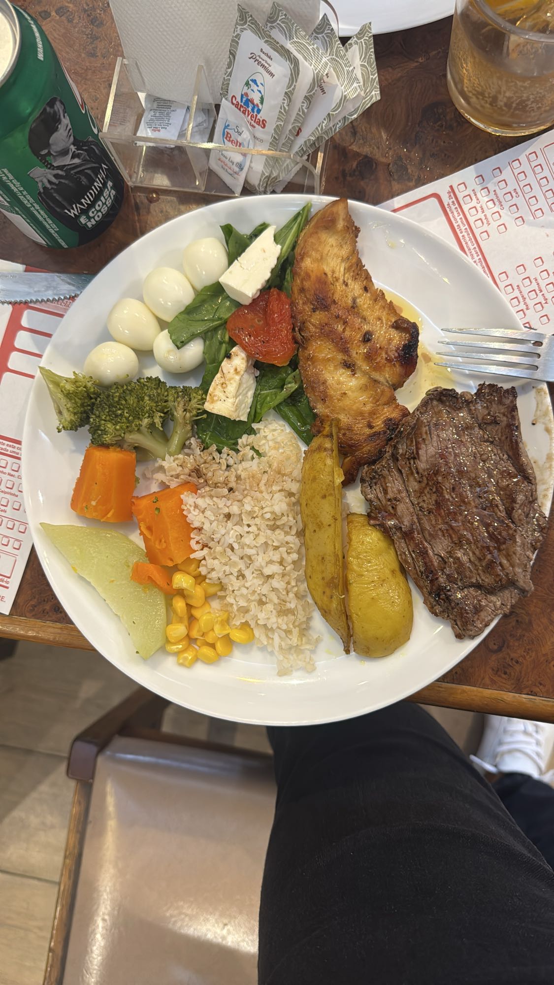 Prato variado saudável