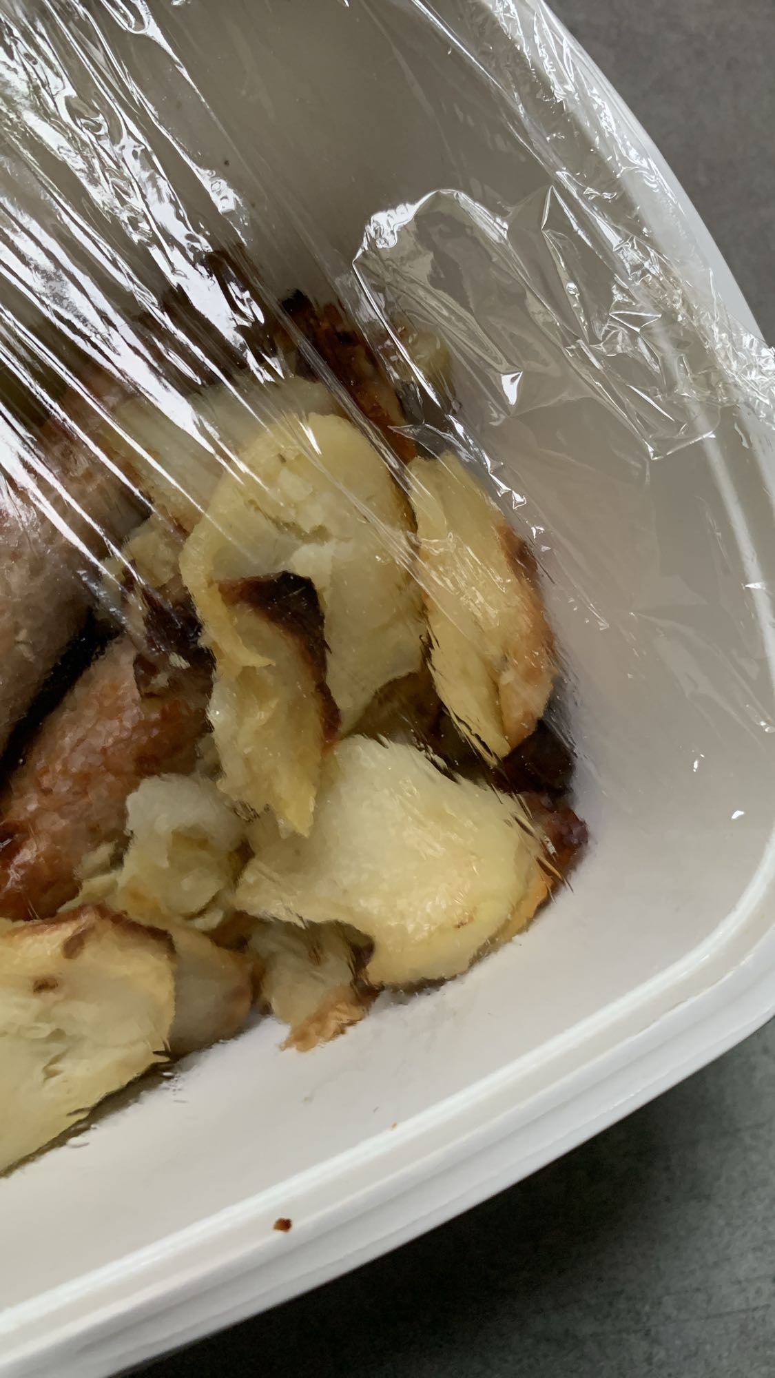 Chipolatas et pommes de terre