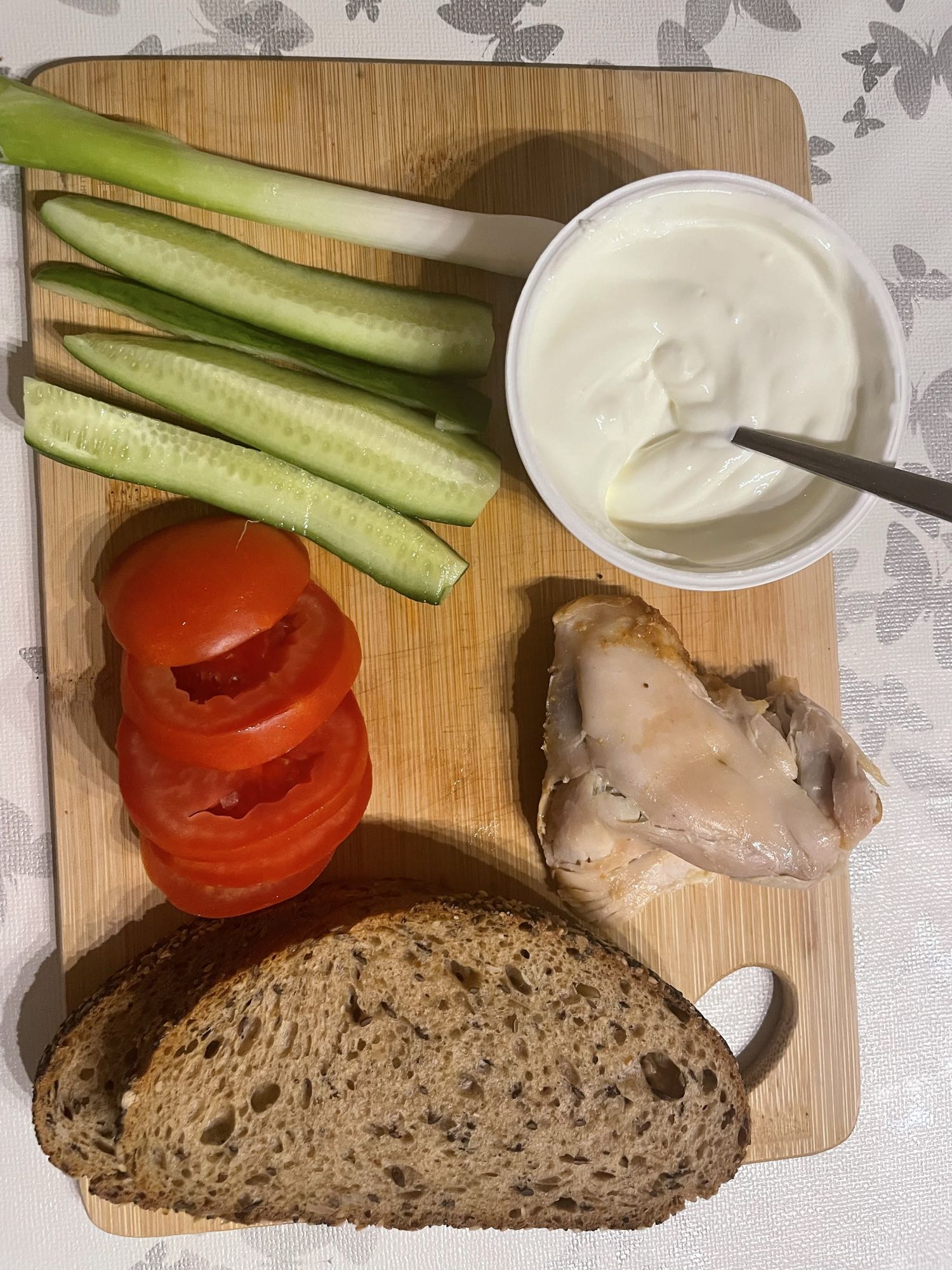 Gesundes Sandwich-Set