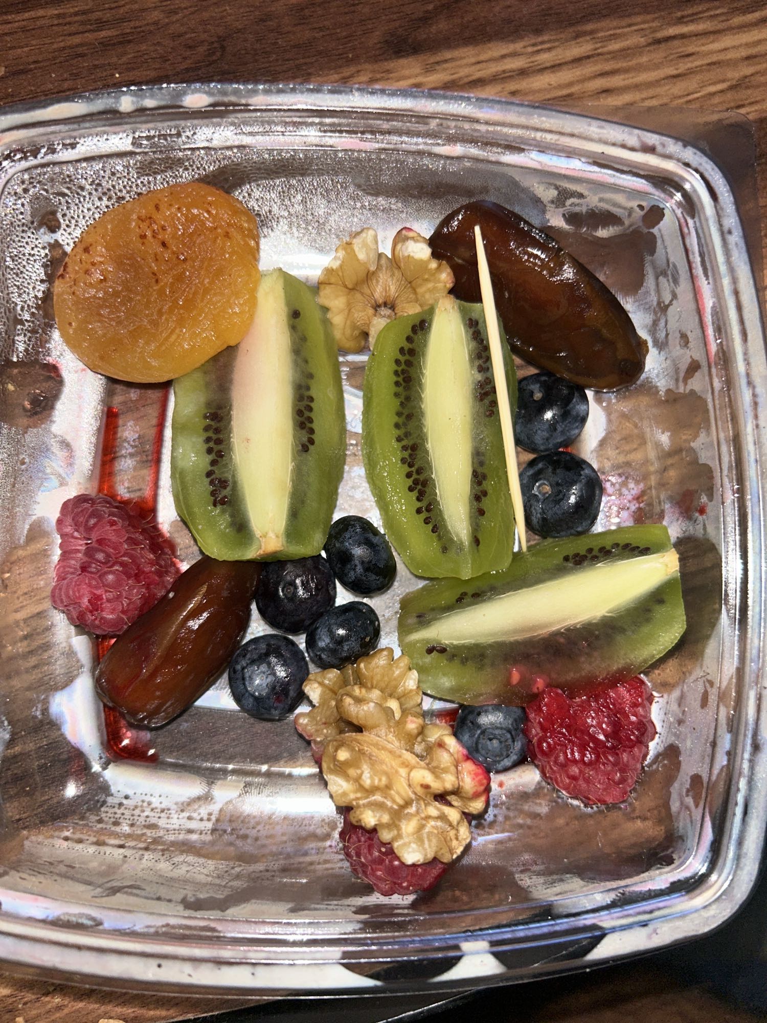 Assiette de fruits secs