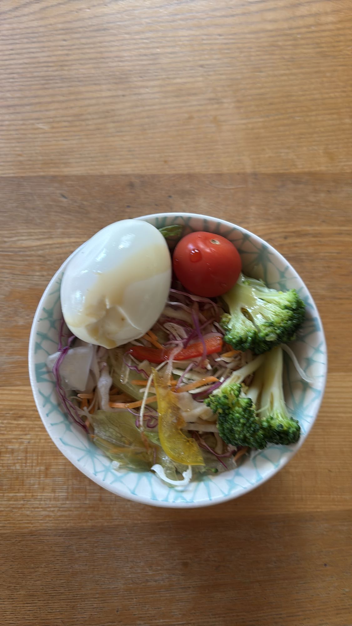 Egg Veggie Salad Bowl