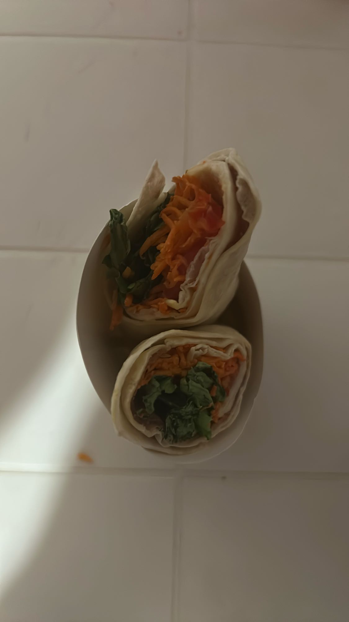 Wraps légumes frais