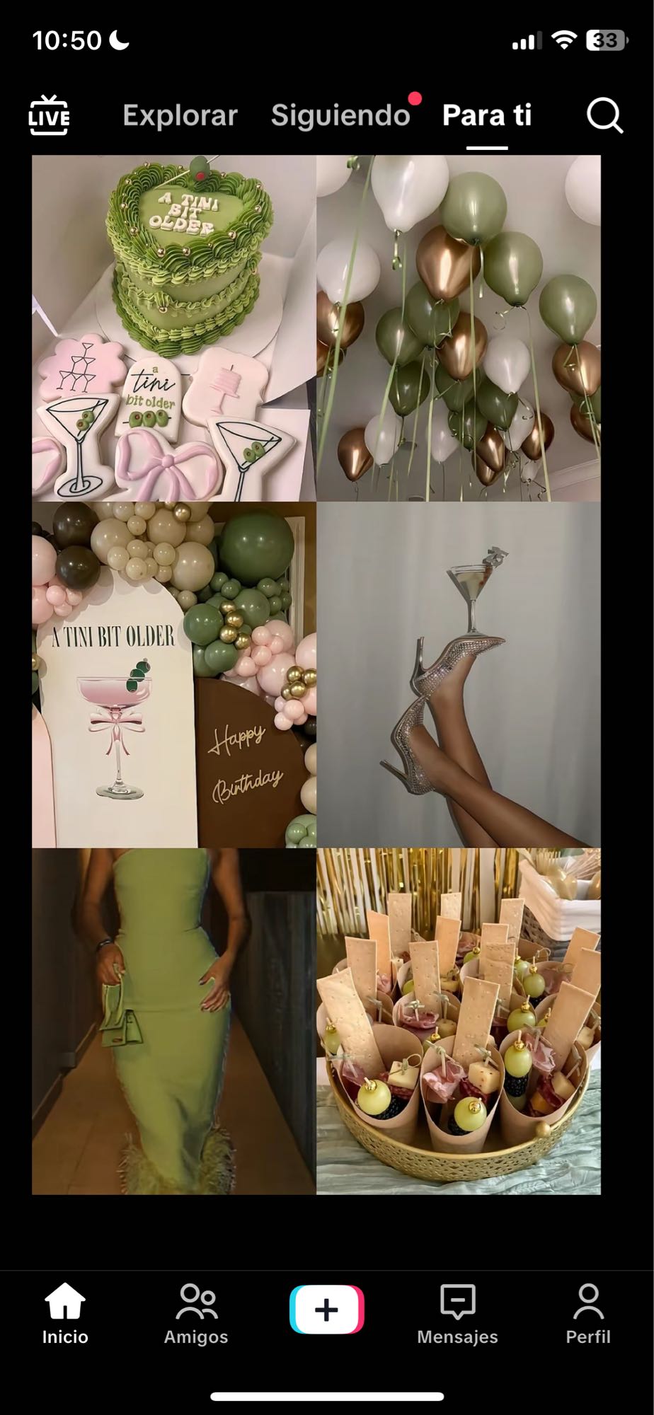 Bocadillos de fiesta