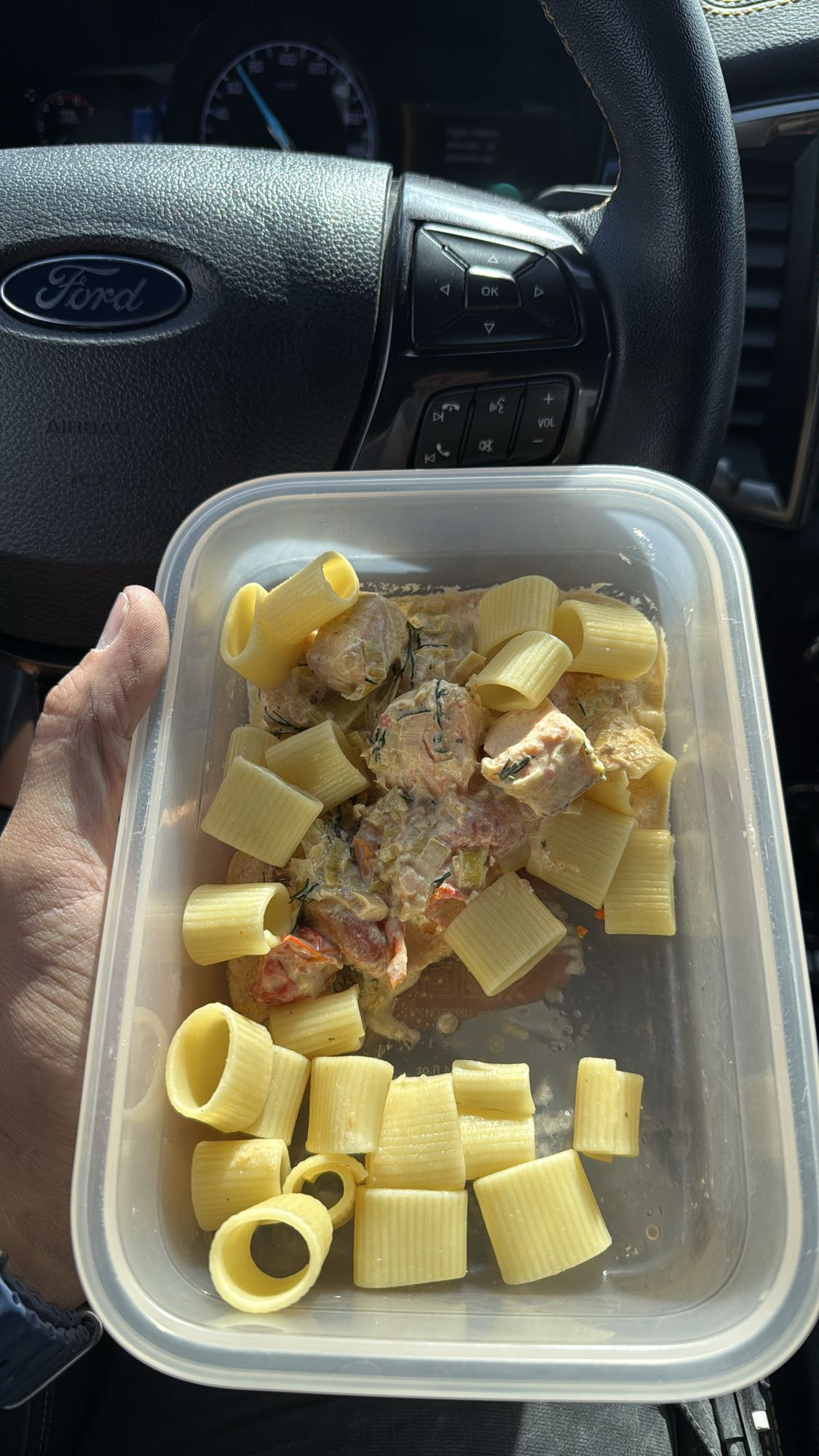 Krämig kycklingpasta