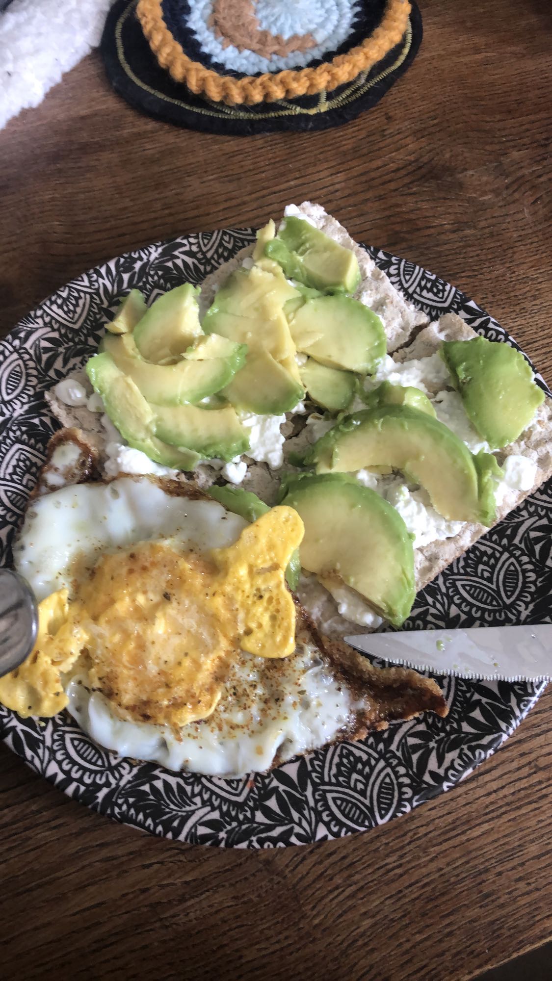 Tartines avocat œuf