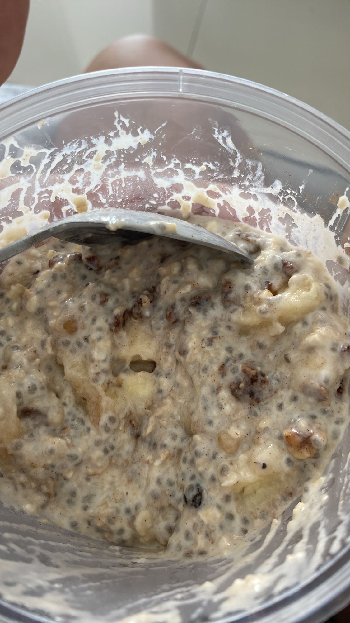 avena con chía y plátano