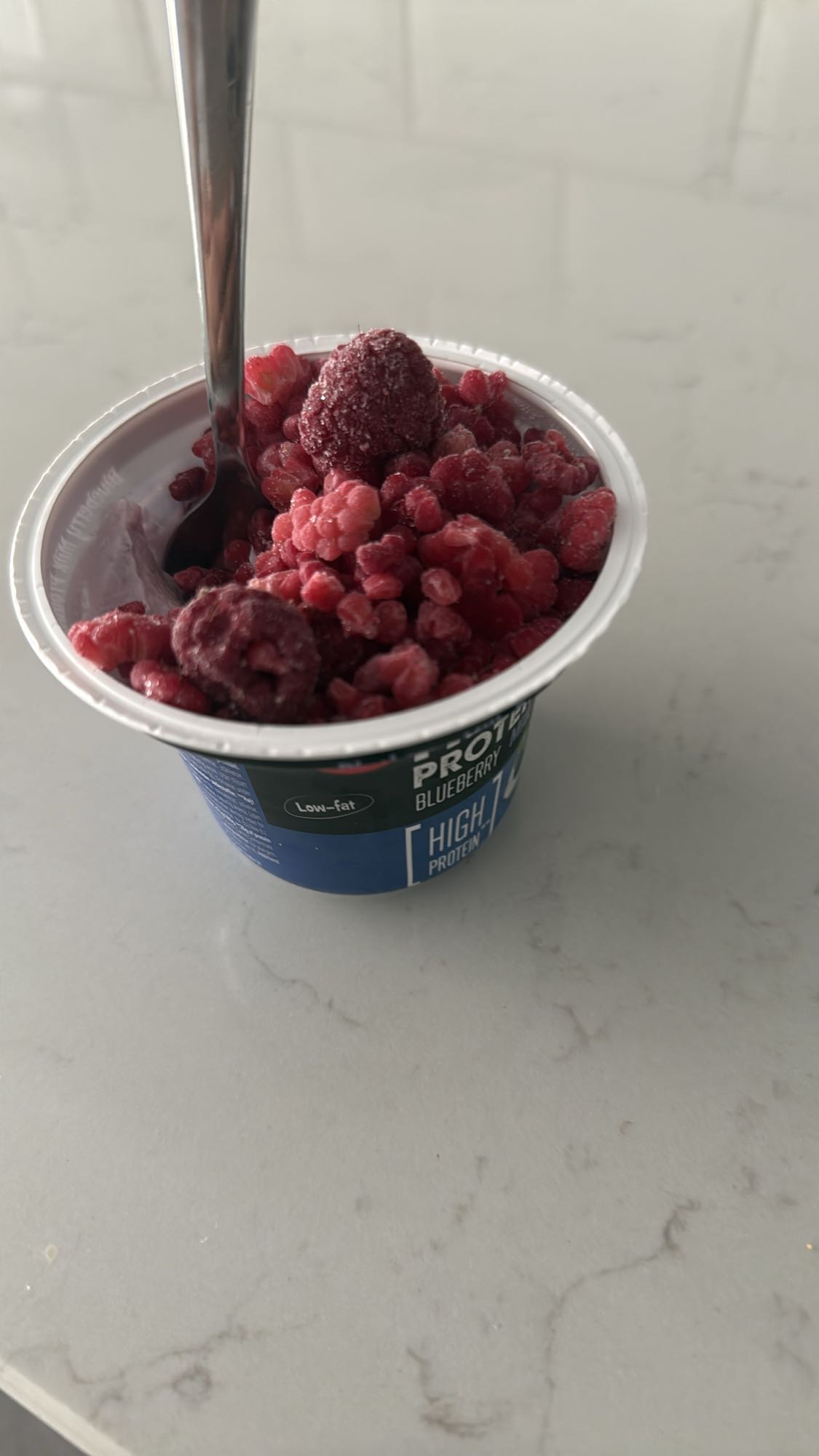 Protein yoghurt med bär