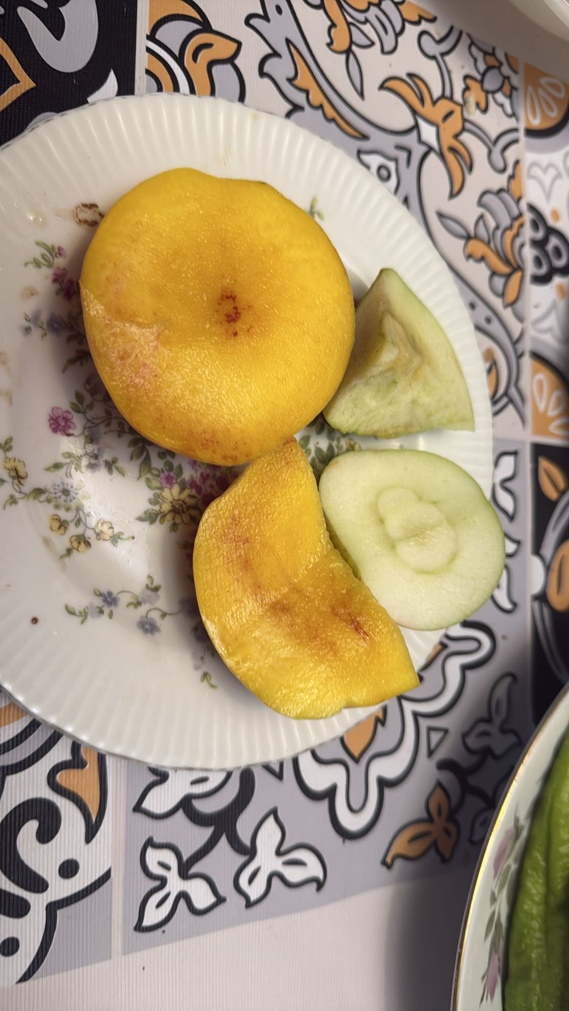 Peach and Apple Plate