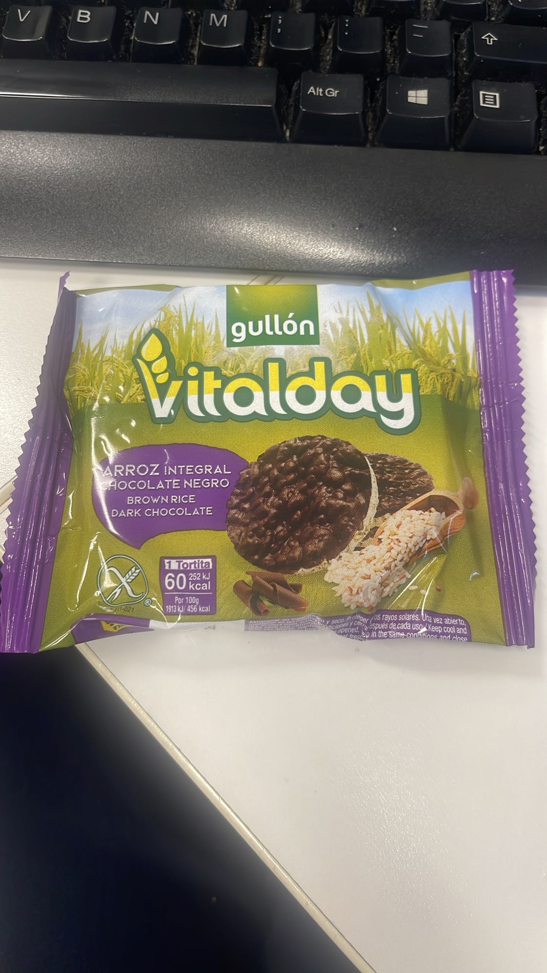 Tortita arroz chocolate negro