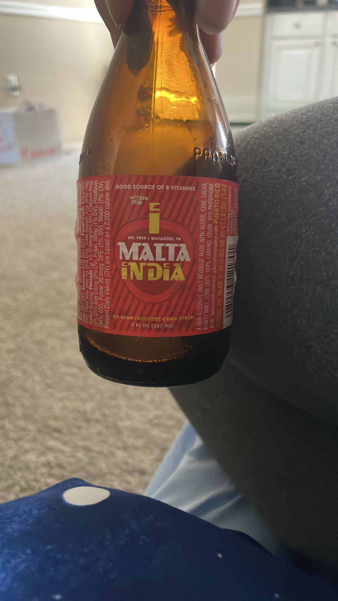 Malta India botella