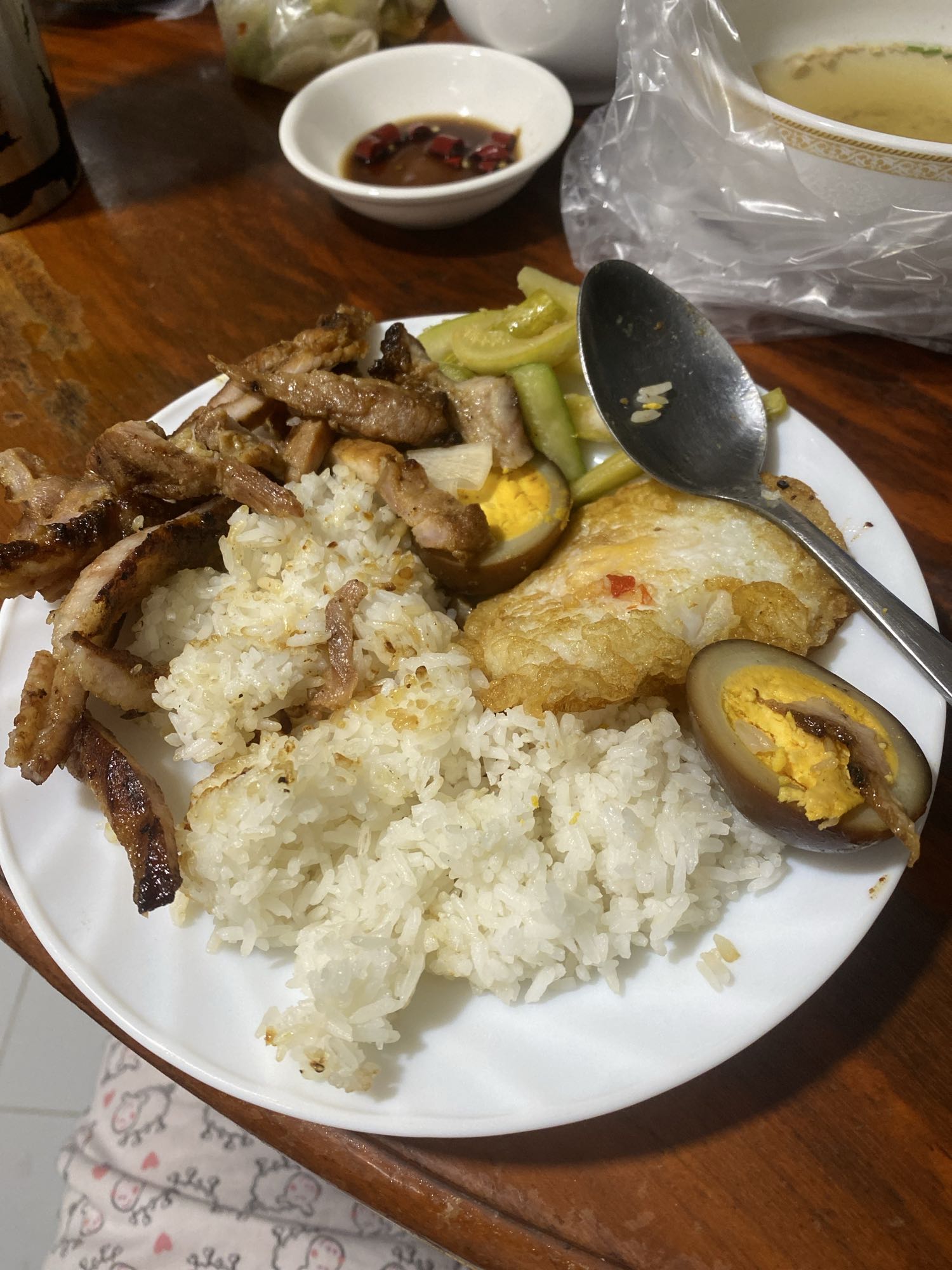 Grilled Pork Rice Plate