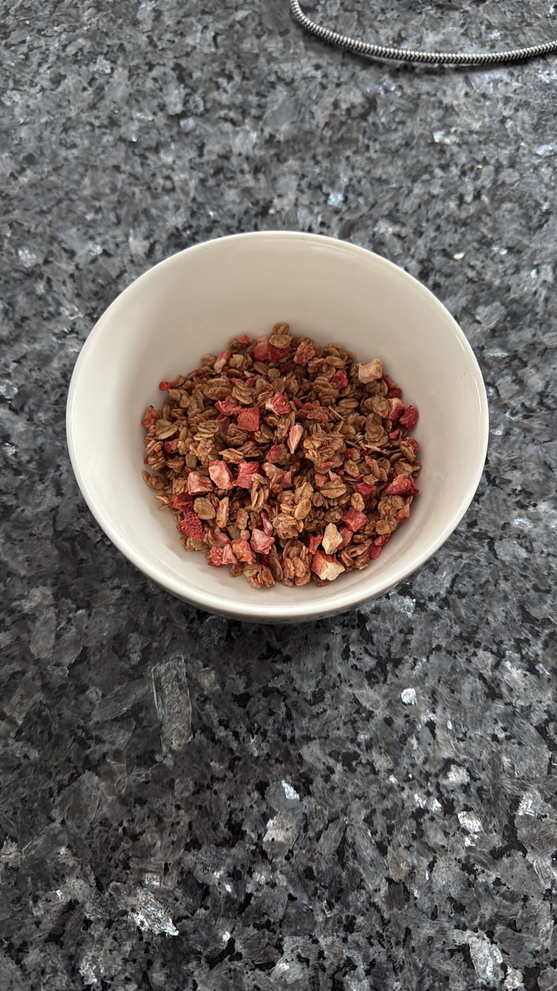 Strawberry granola bowl