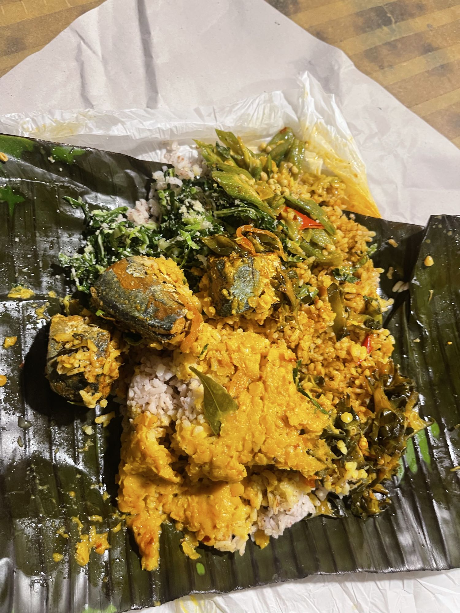 Banana Leaf Rice Meal