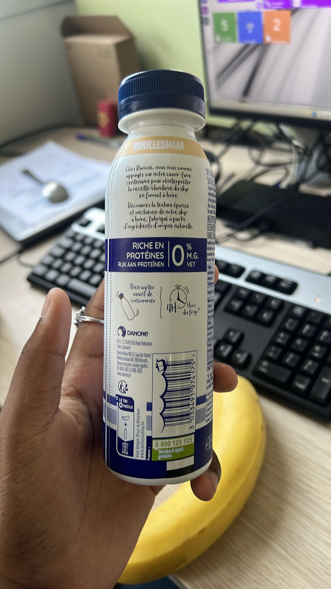 Skyr vanille et banane