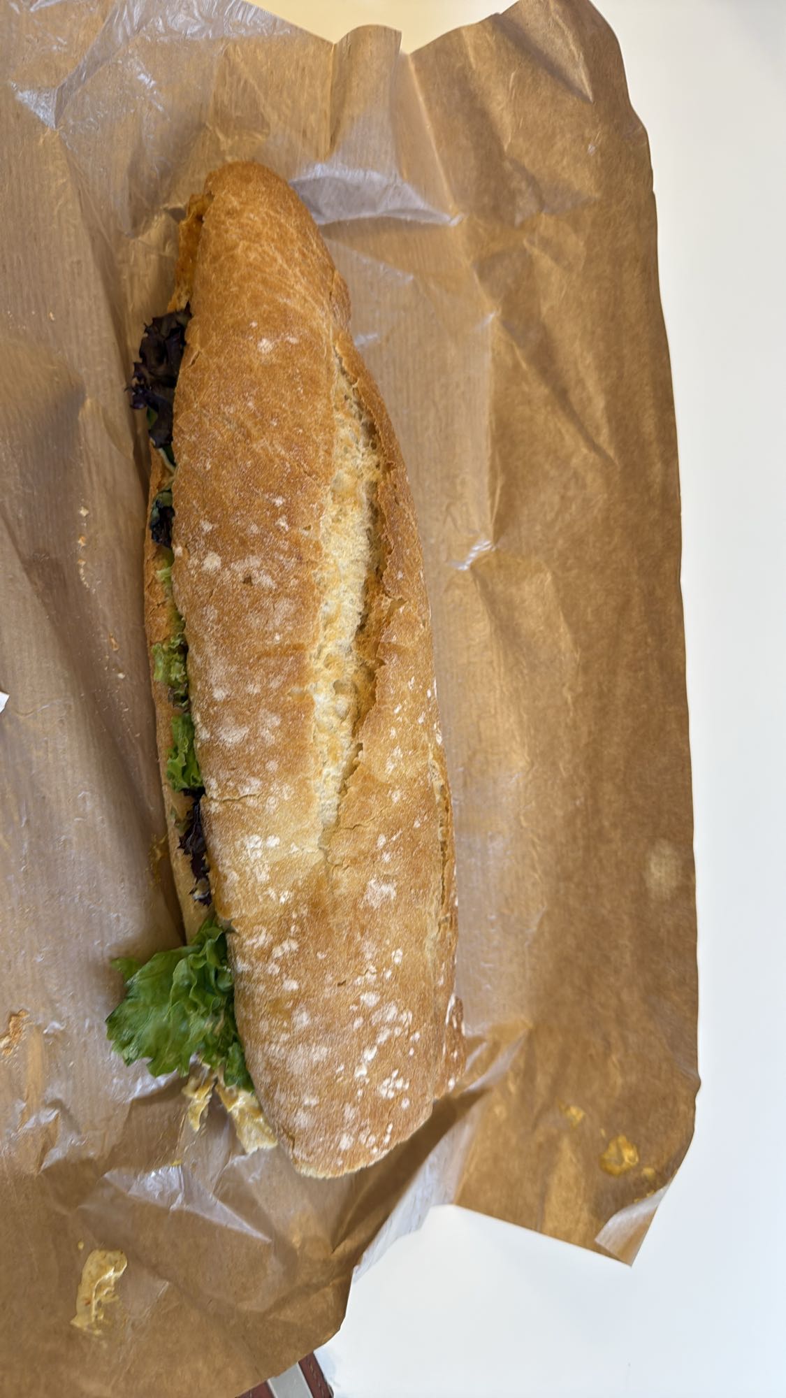 Simple Baguette Sandwich