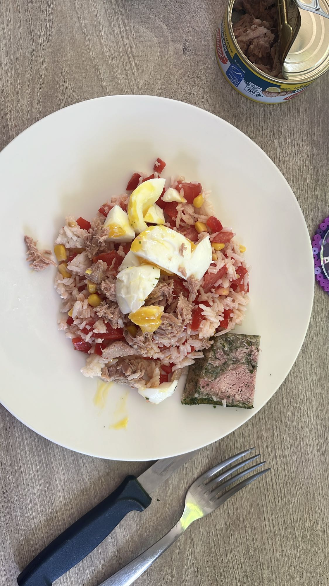 Salade de riz au thon