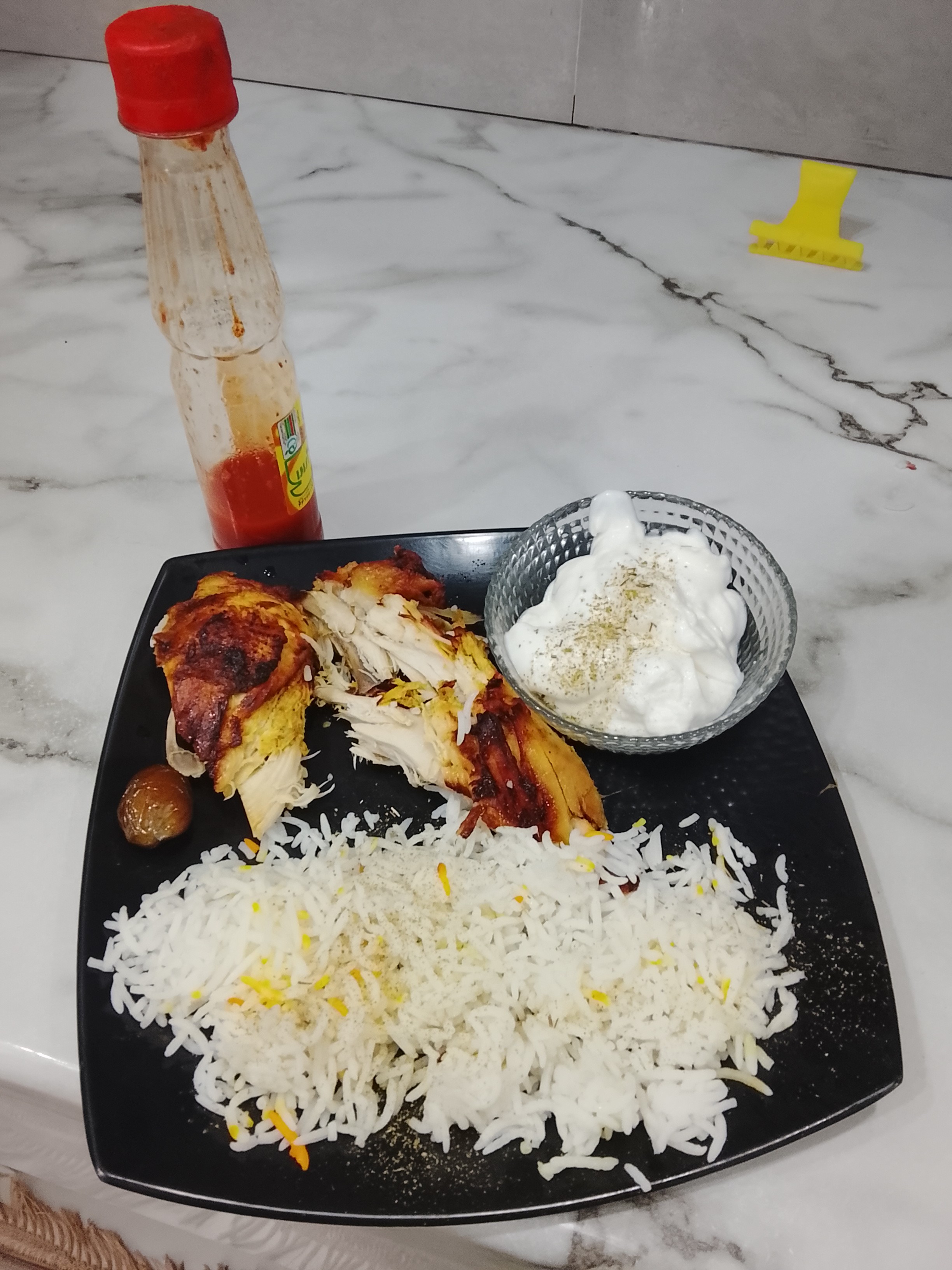 Grilled Chicken with Rice
