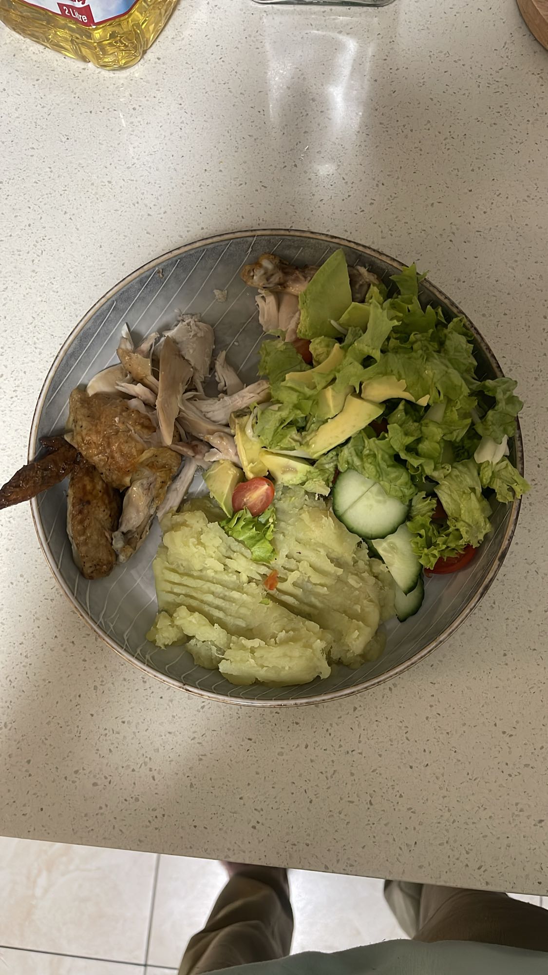 Chicken Salad & Potato