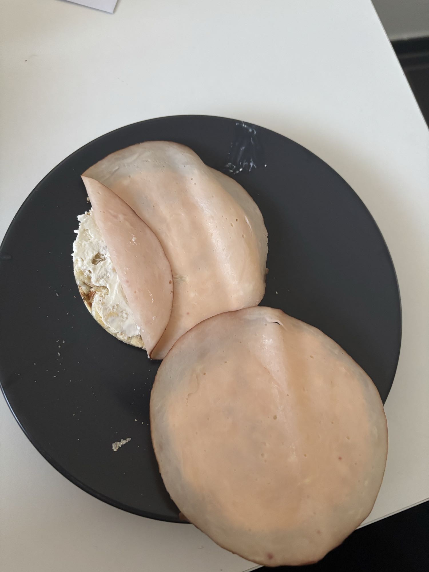 Turkey rice cake snack