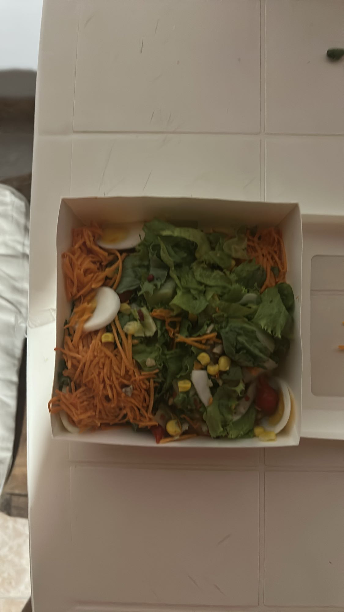 salade aux légumes frais