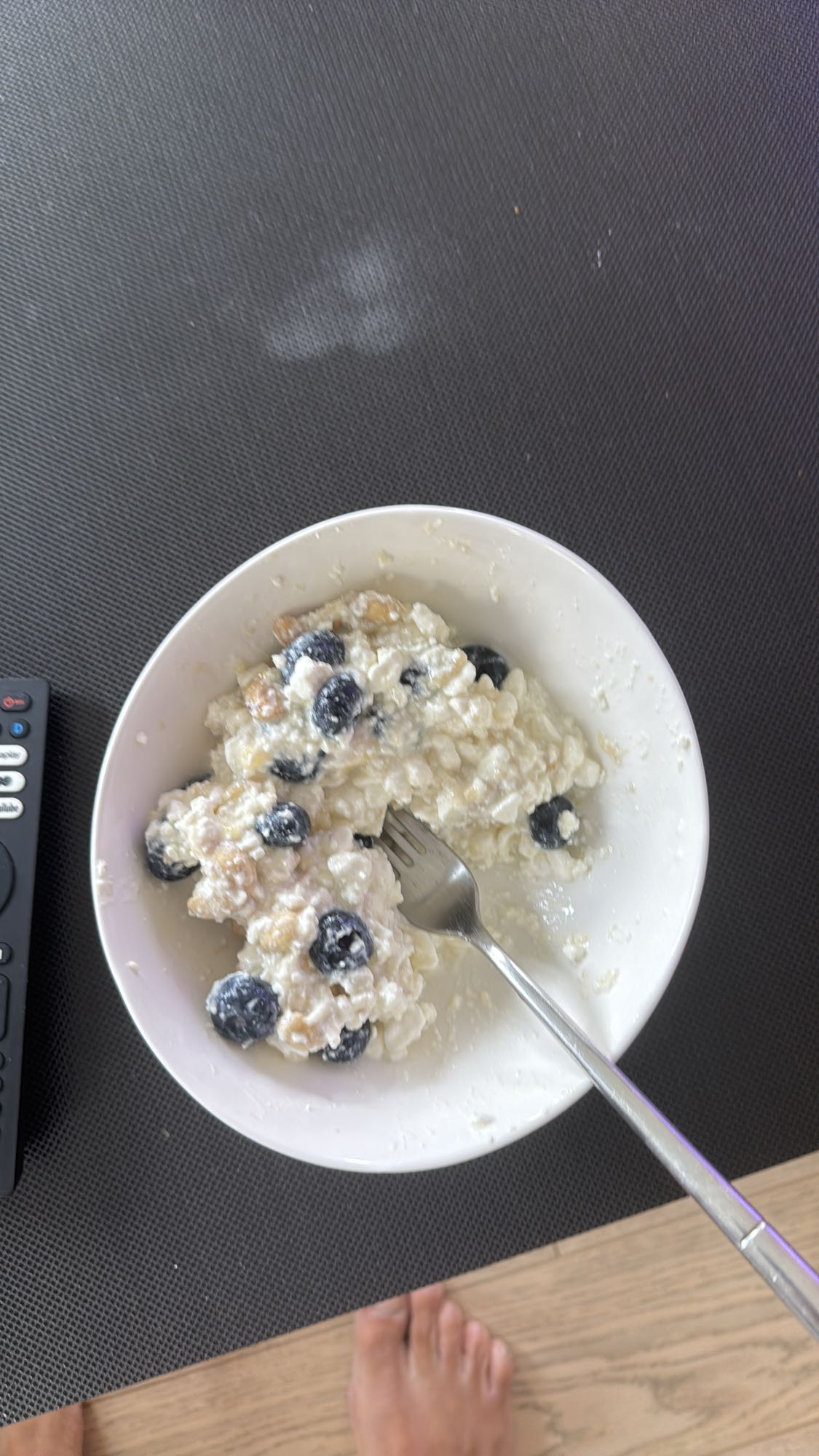 Twaróg z borówkami i orzechami