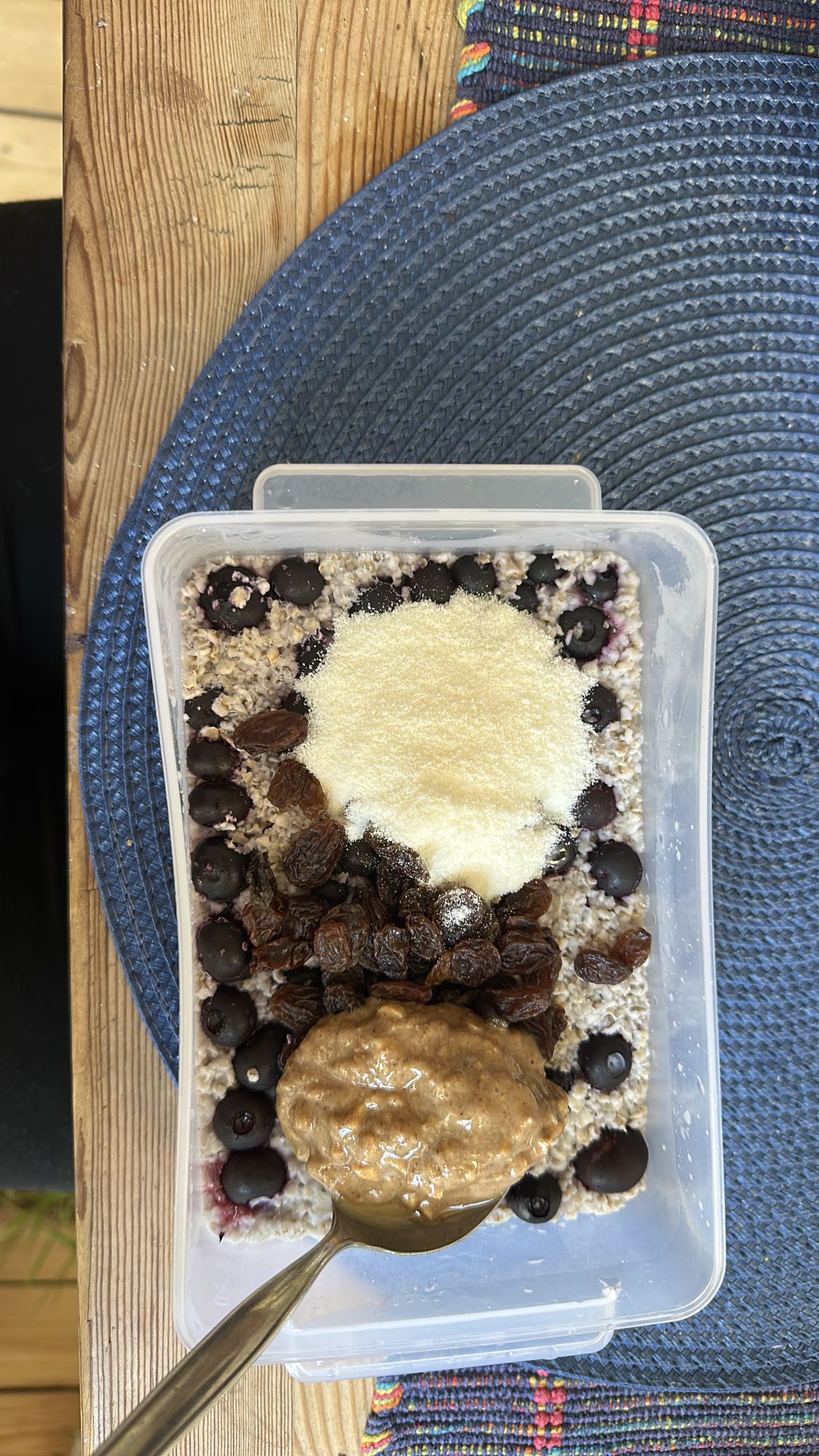 Havregryn med topping