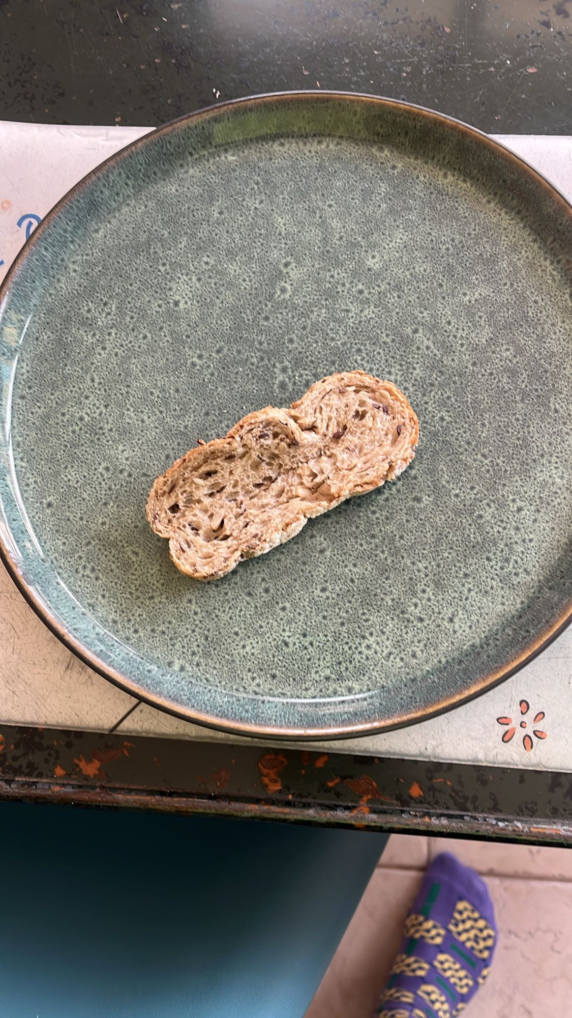 Tranche de pain aux graines