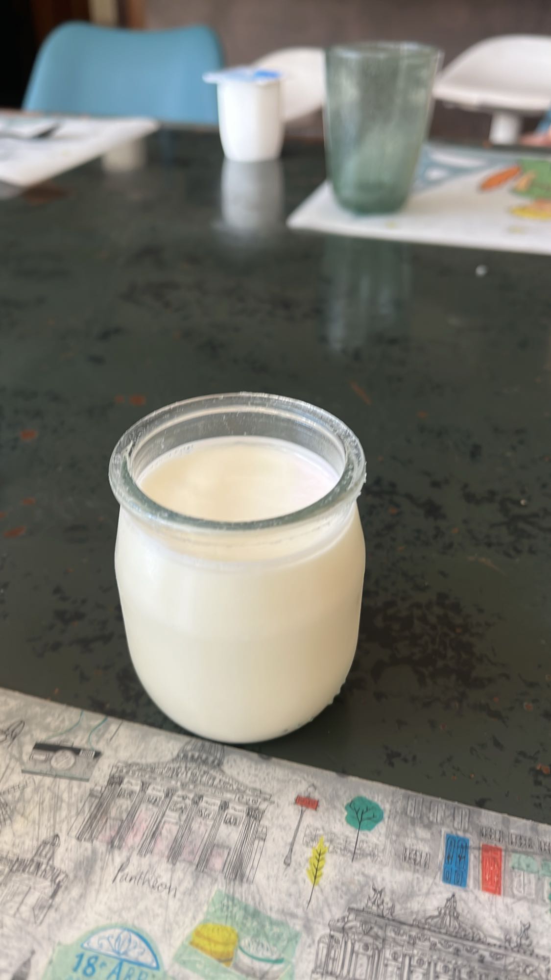 Yaourt nature en pot