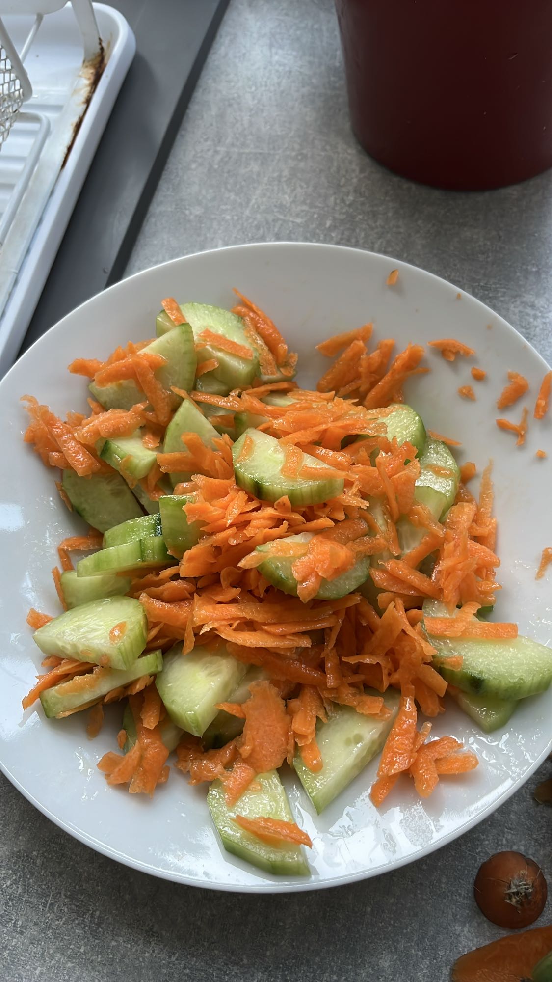 Carrot Cucumber Salad