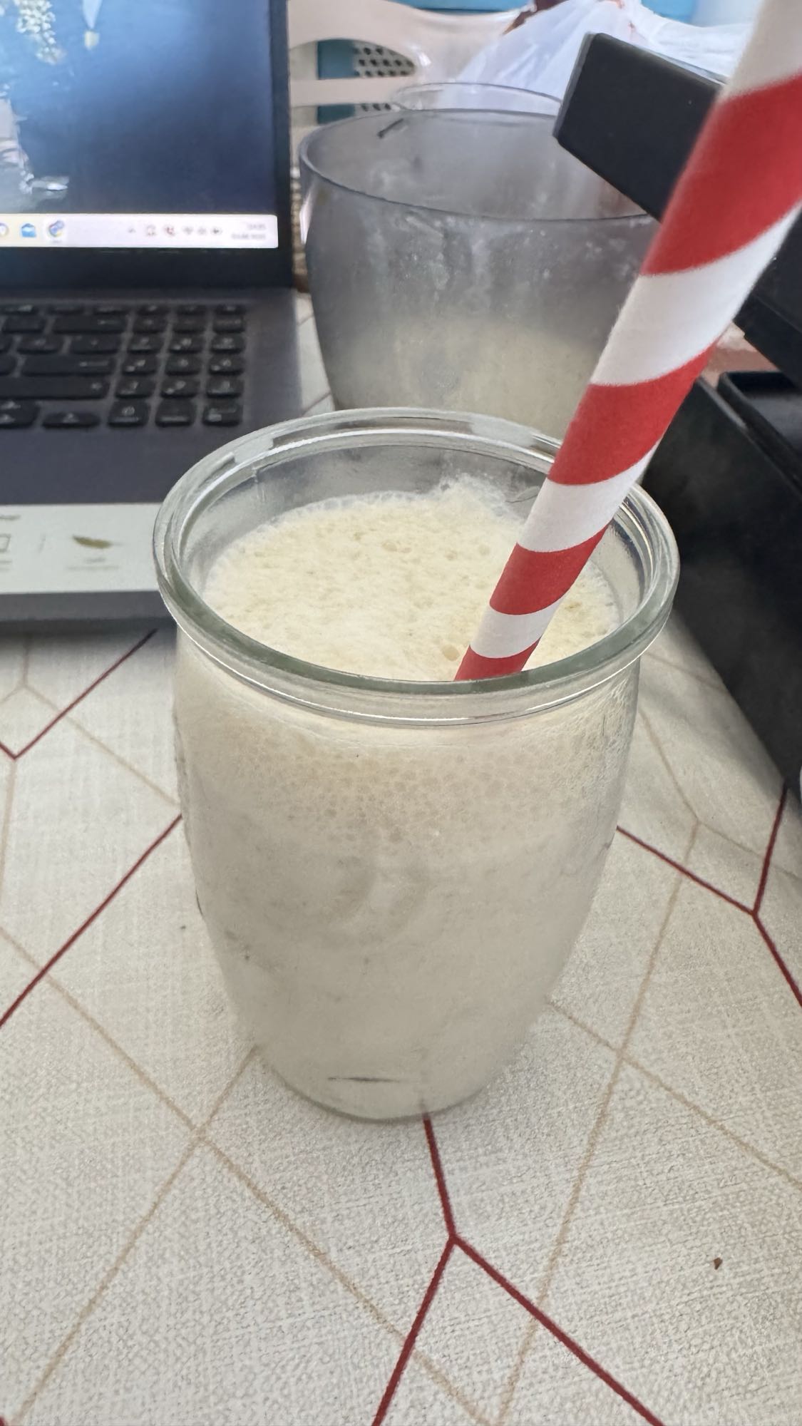 Muzlu sütlü smoothie