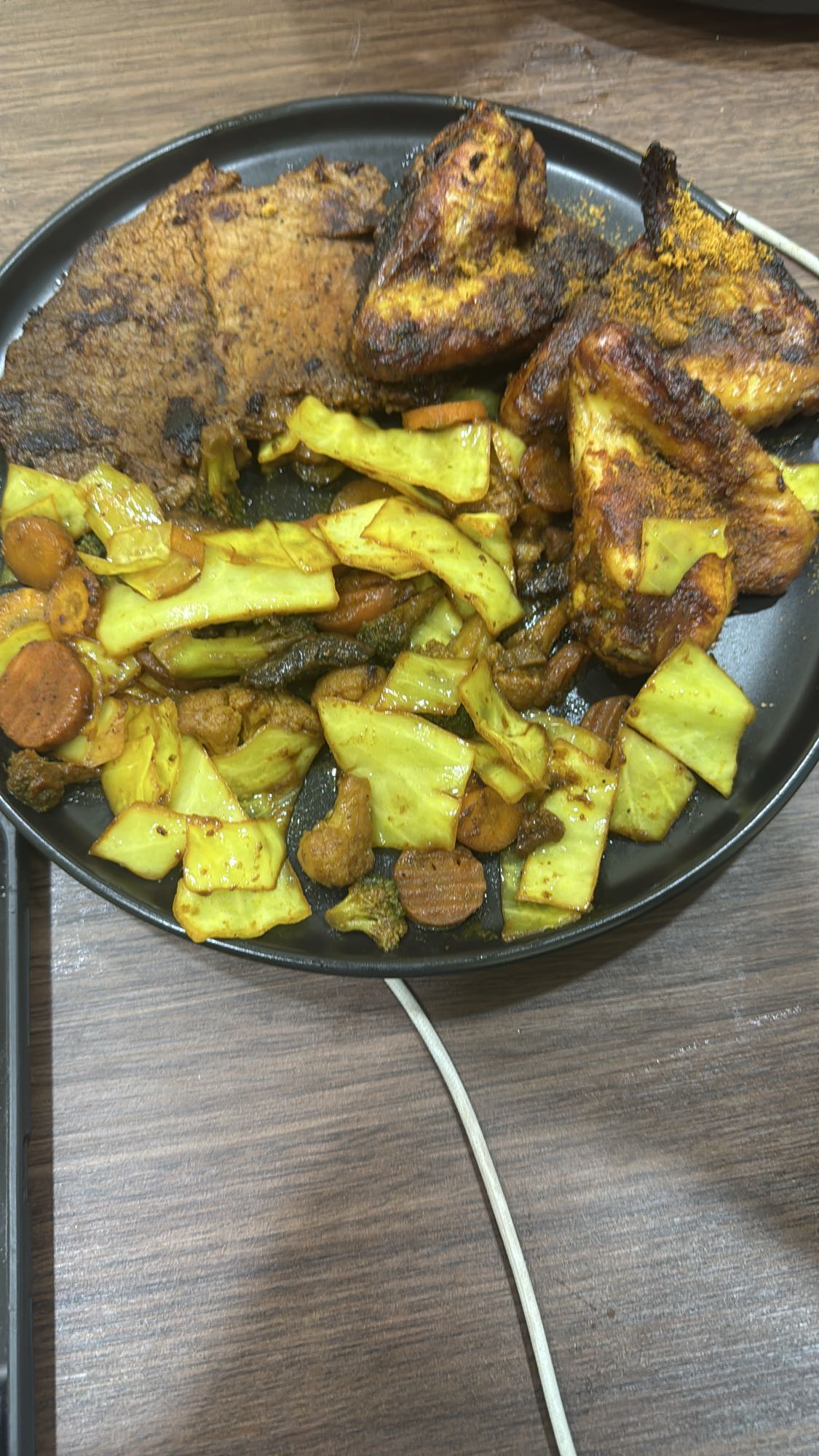 Grilled chicken and veggies