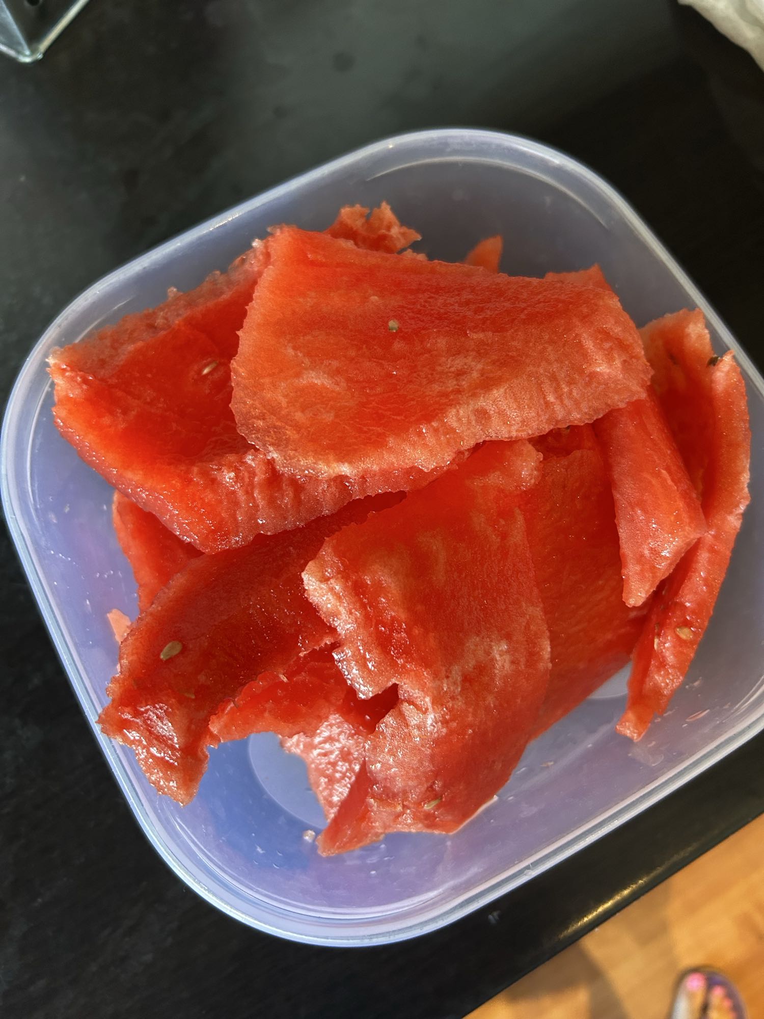 Felii de pepene roșu