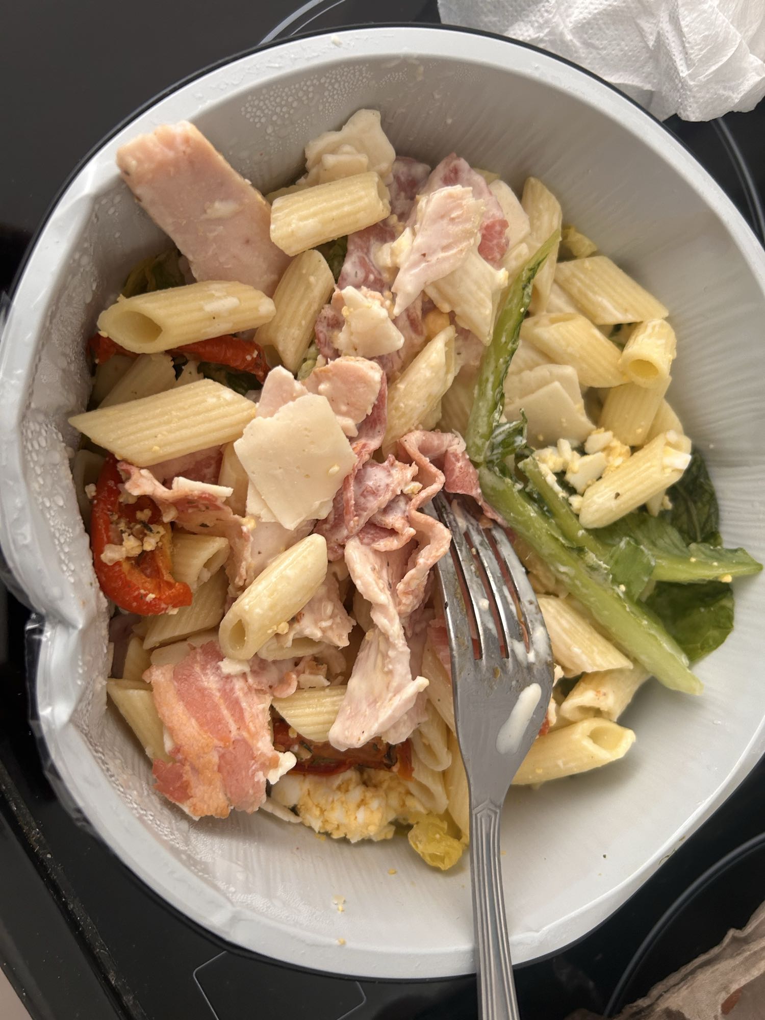 Salade de pâtes au jambon