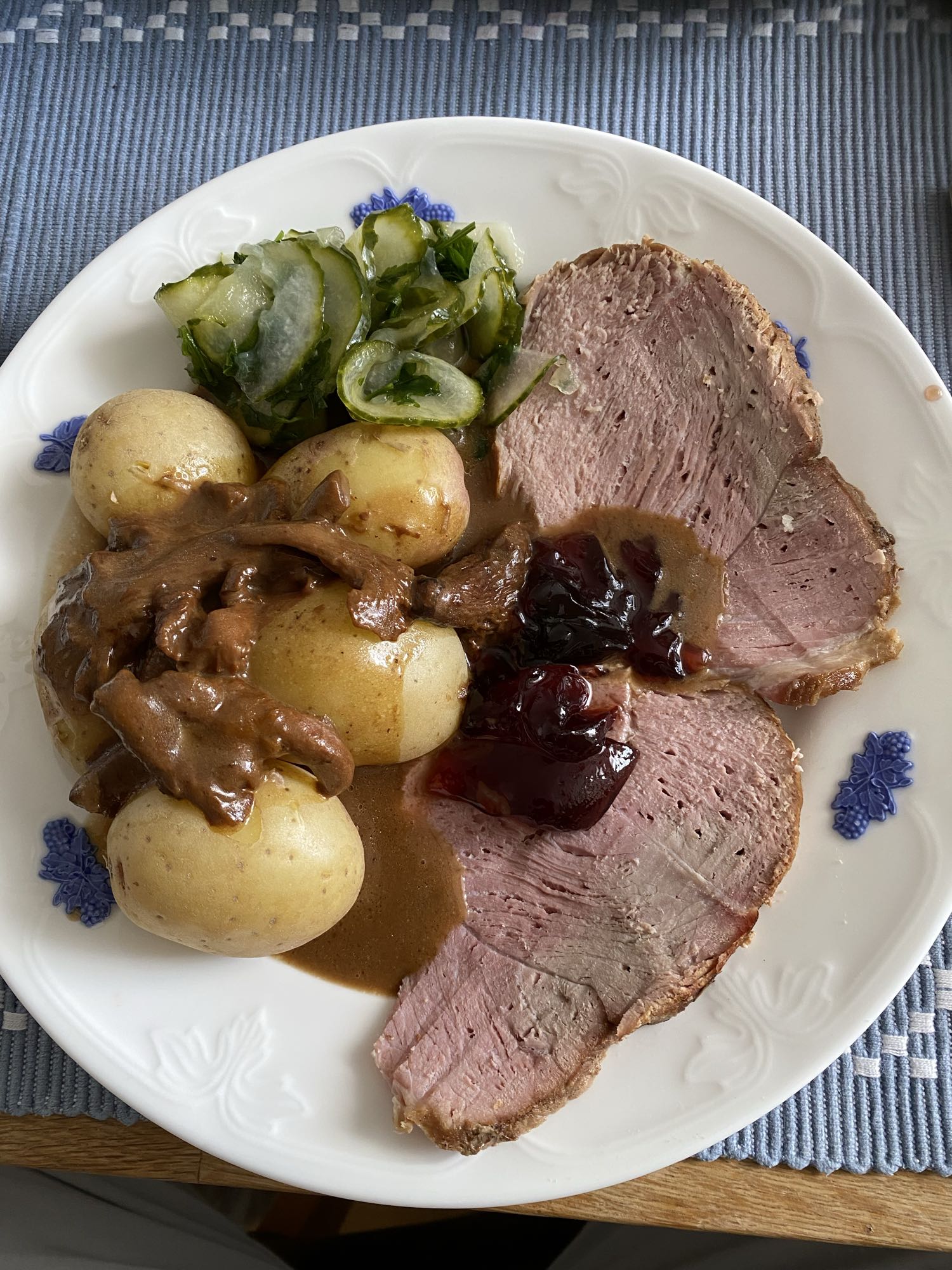 Rostbiff med potatis