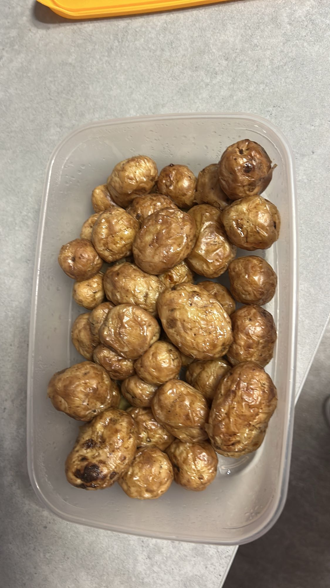 Roasted baby potatoes