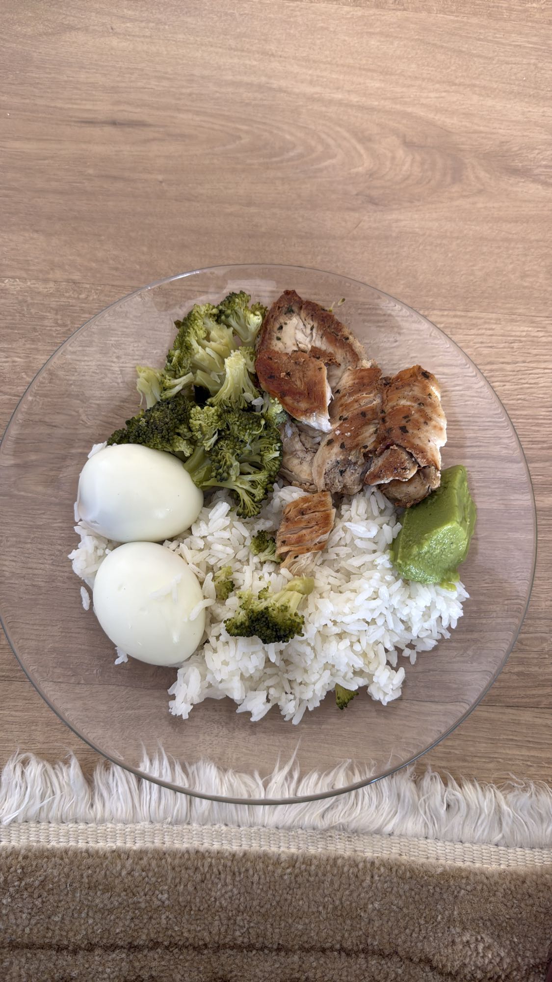 Pollo, arroz y verduras