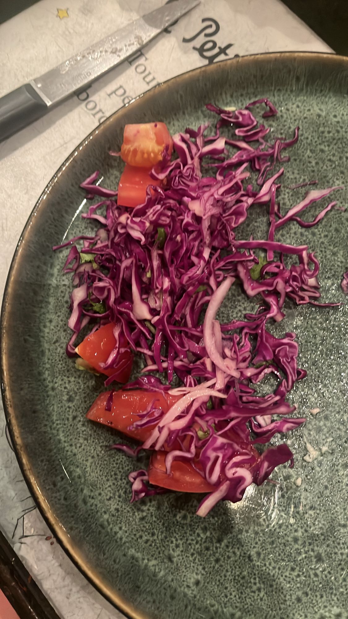 Salade chou rouge