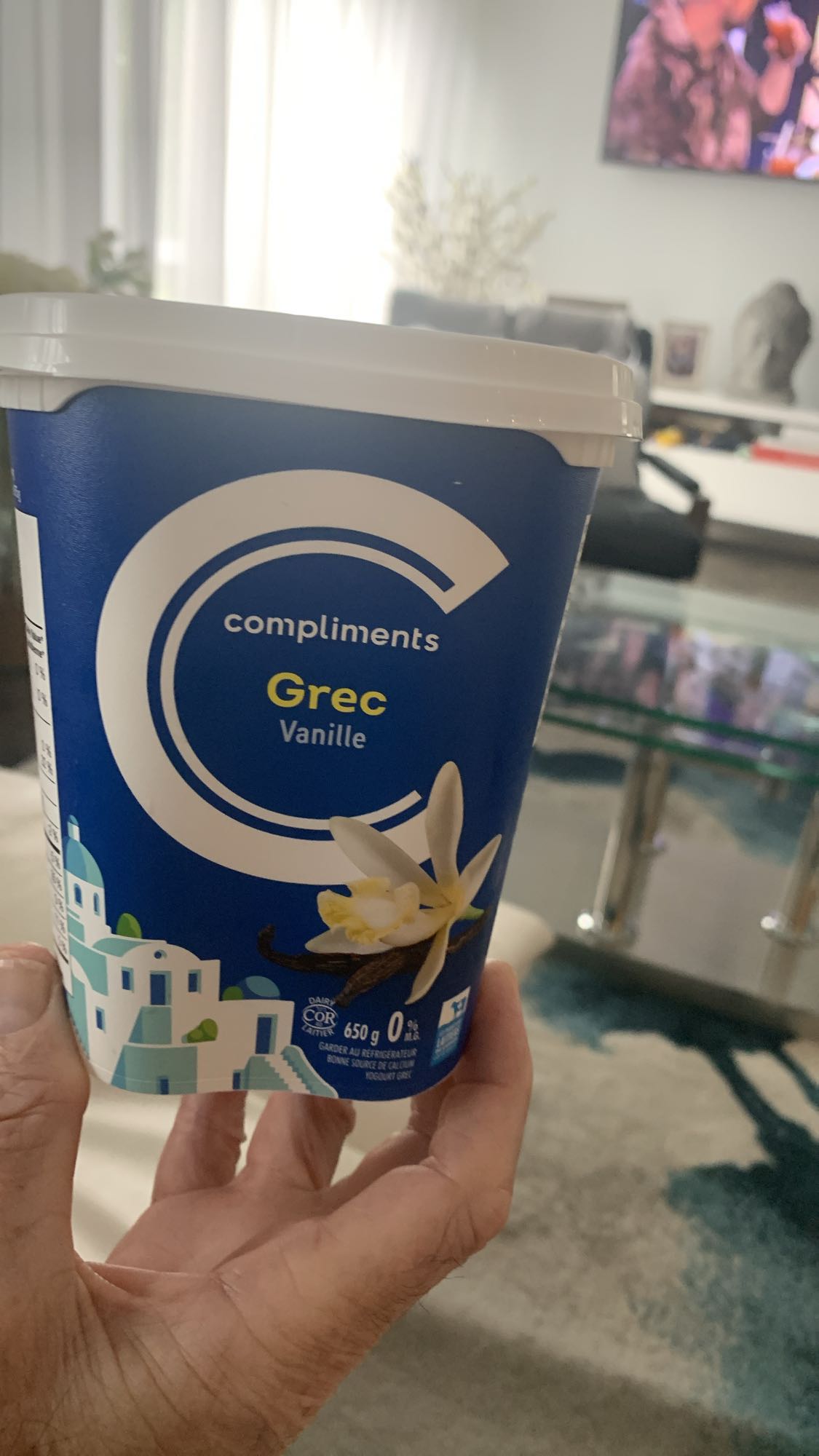 Yaourt grec vanille