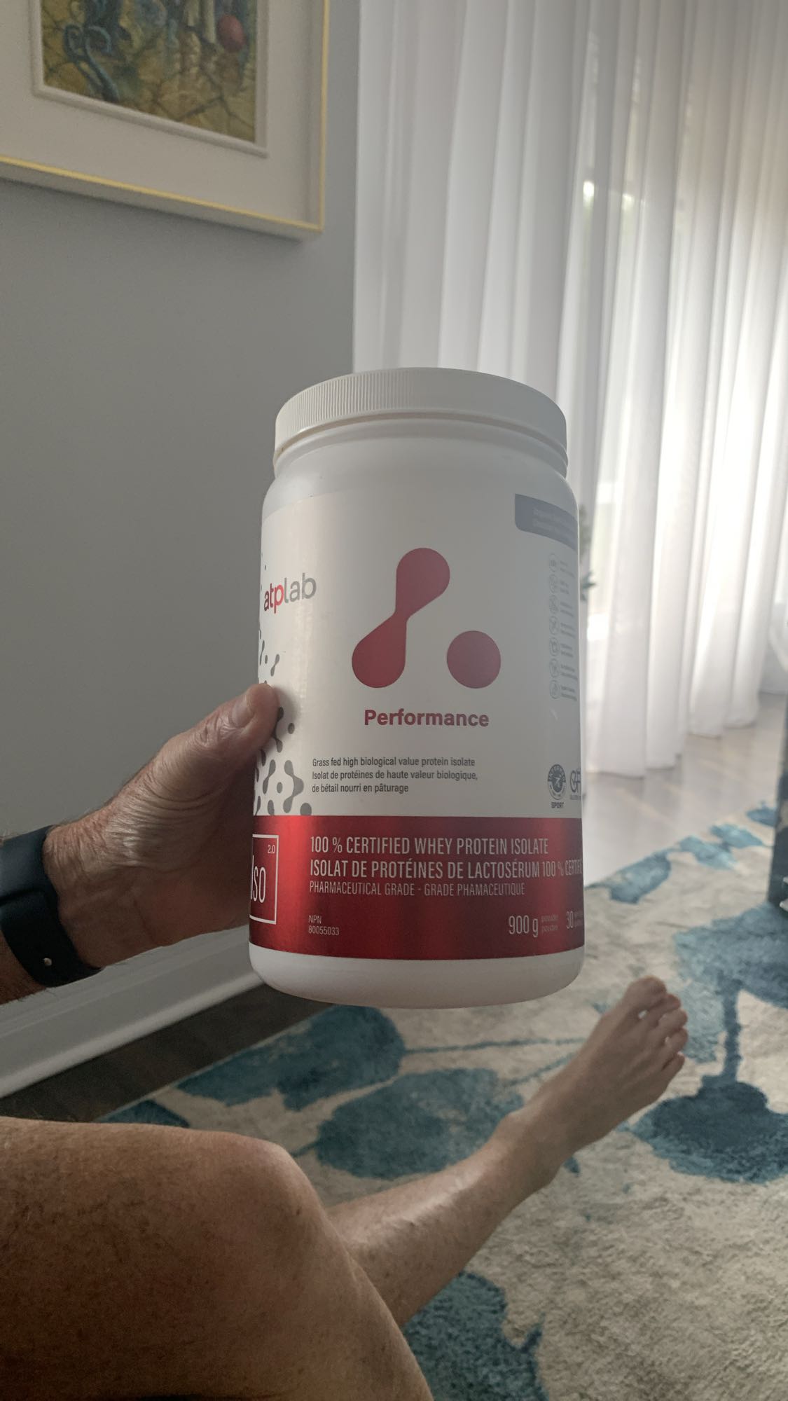 Smoothie aux bleuets avec pomme