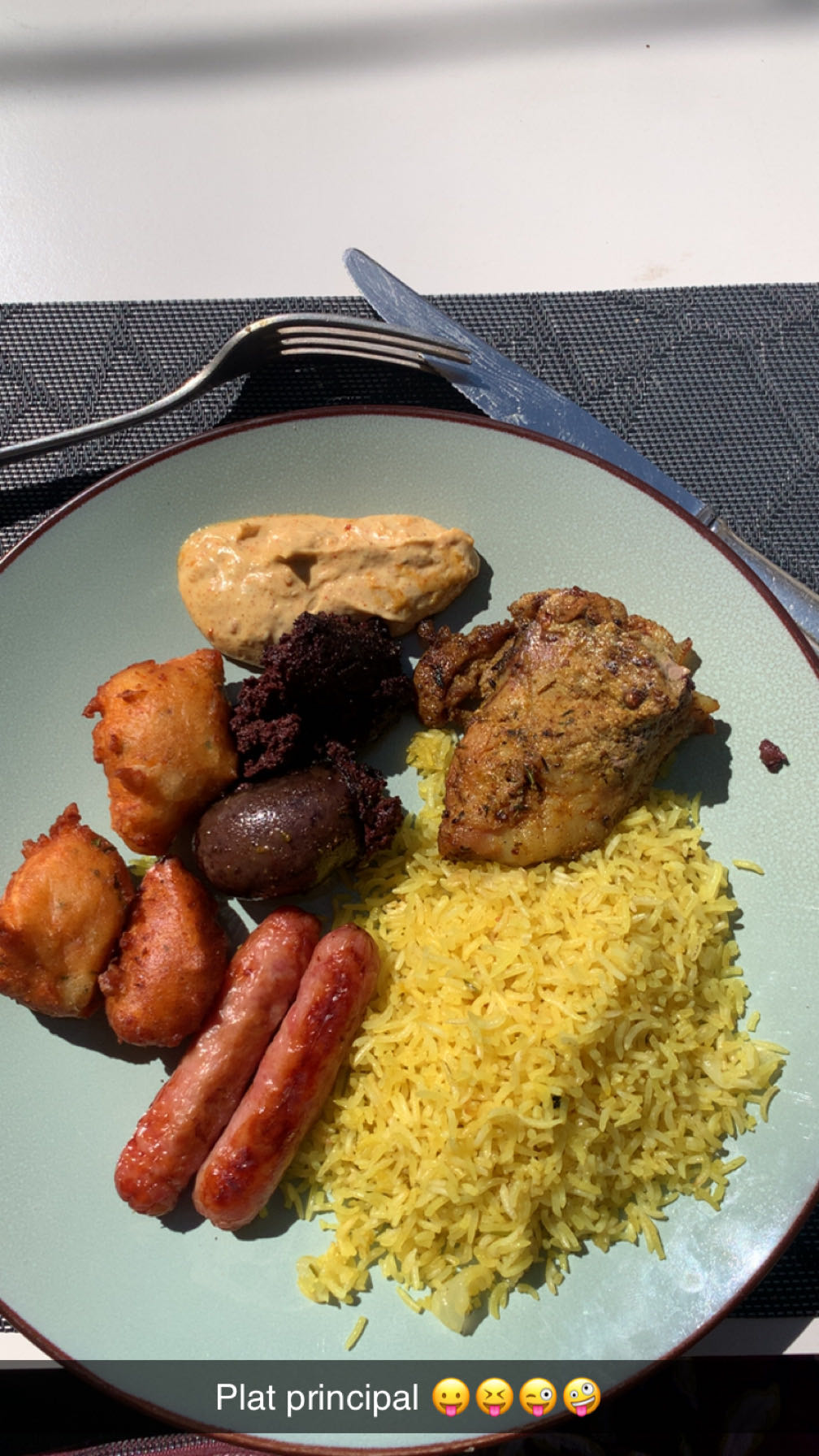 Assiette créole mixte