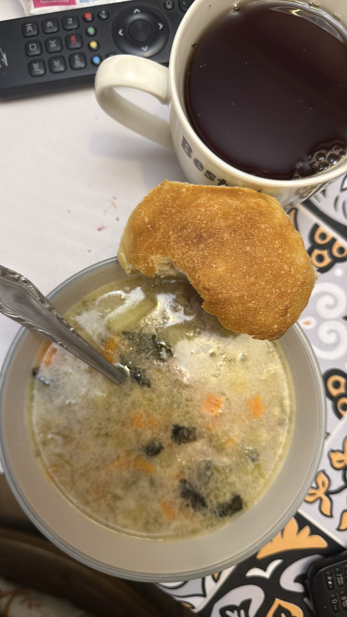 Vegetable Soup & Bread