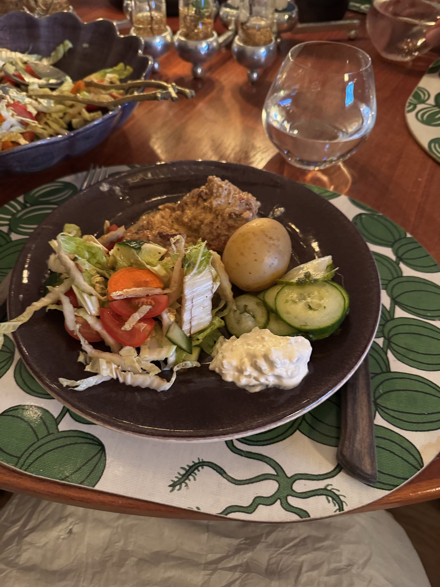 Kyckling med potatis & sallad